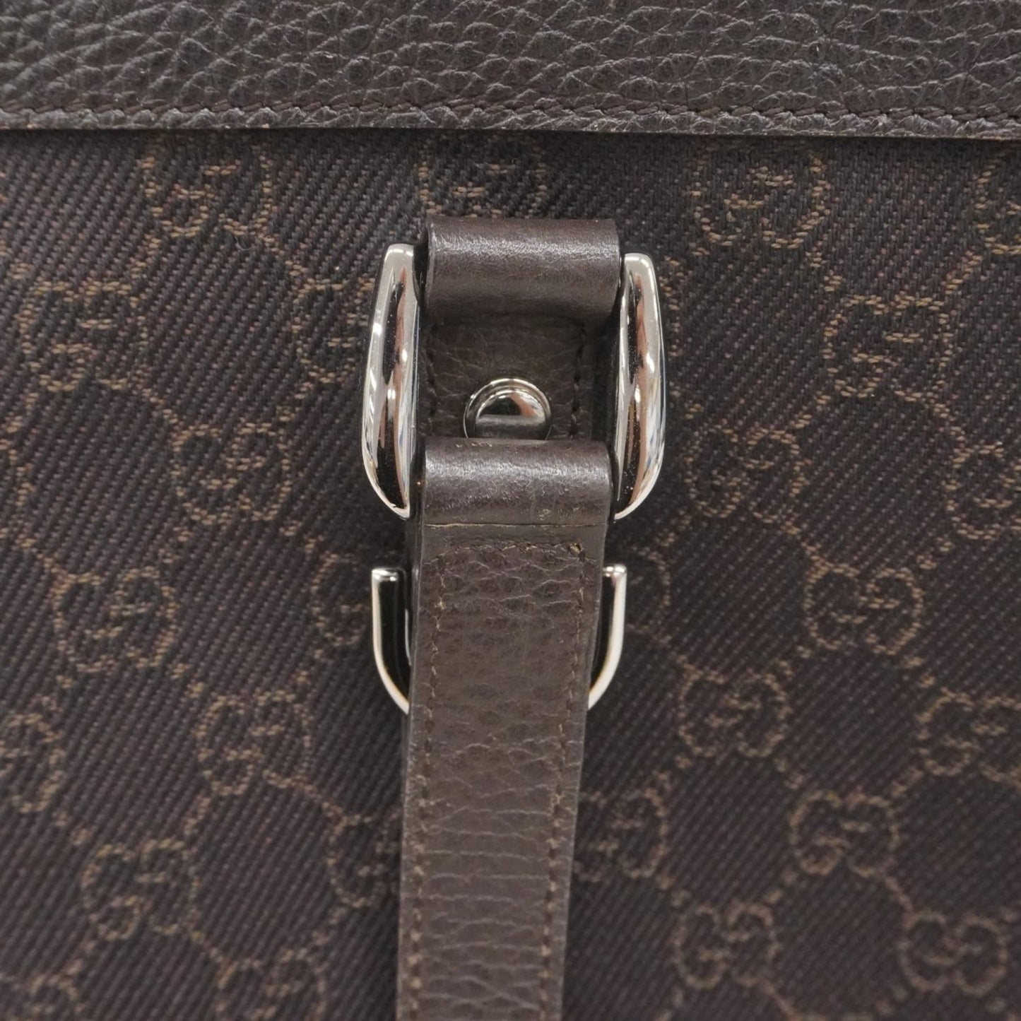 Gucci Brown Denim Tote Bag