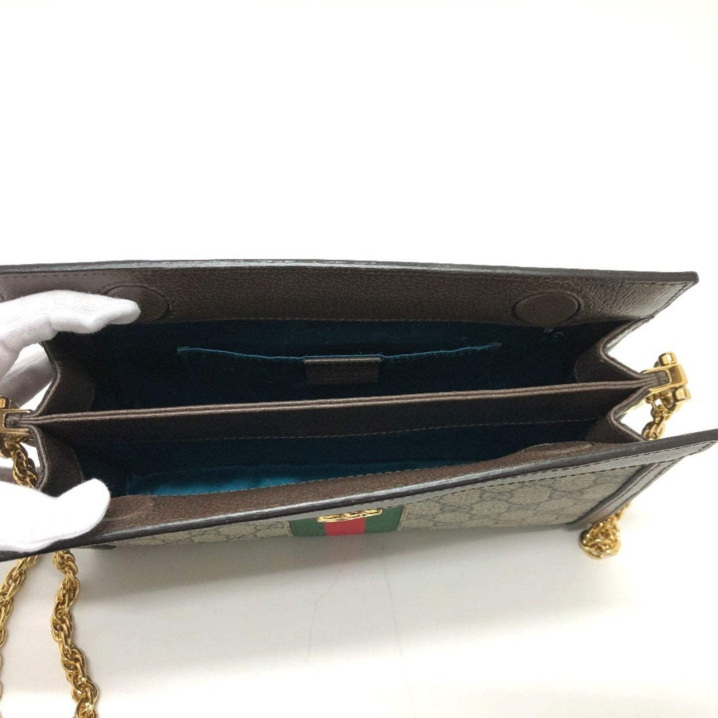 Gucci Brown Gg Supreme Shoulder Bag