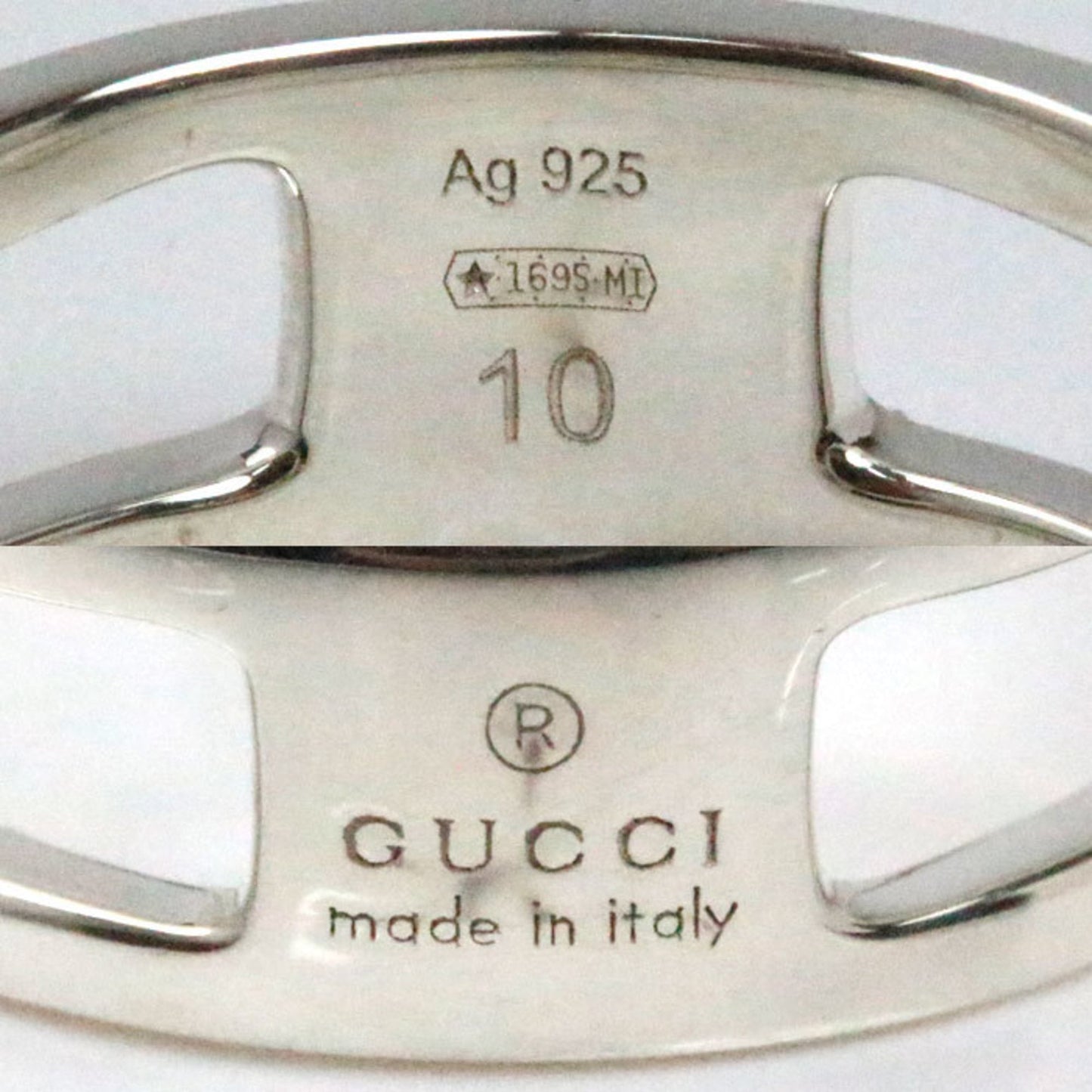 Gucci Silver Silver 925 Band Ring