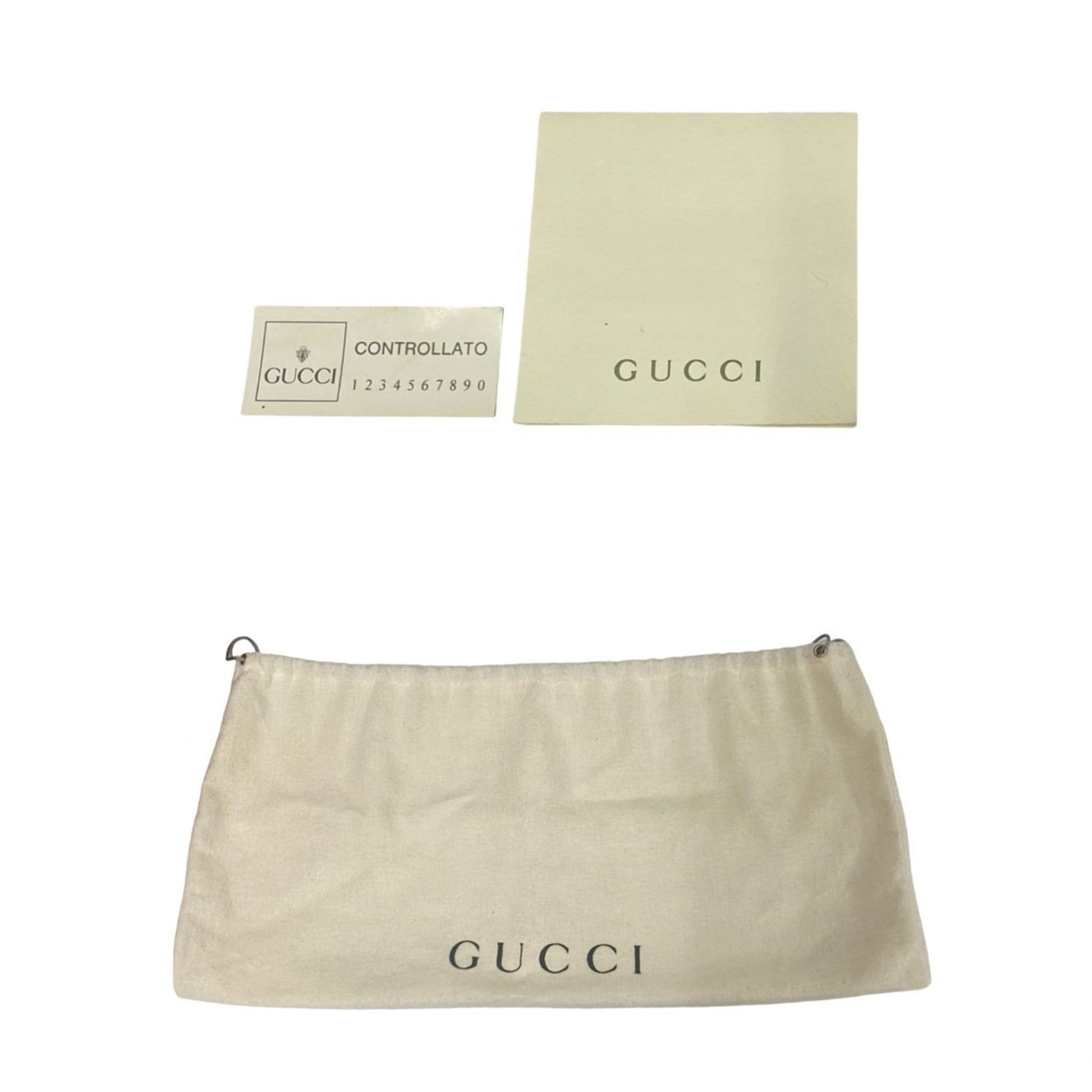 Gucci Brown Leather Handbag Tote Bag