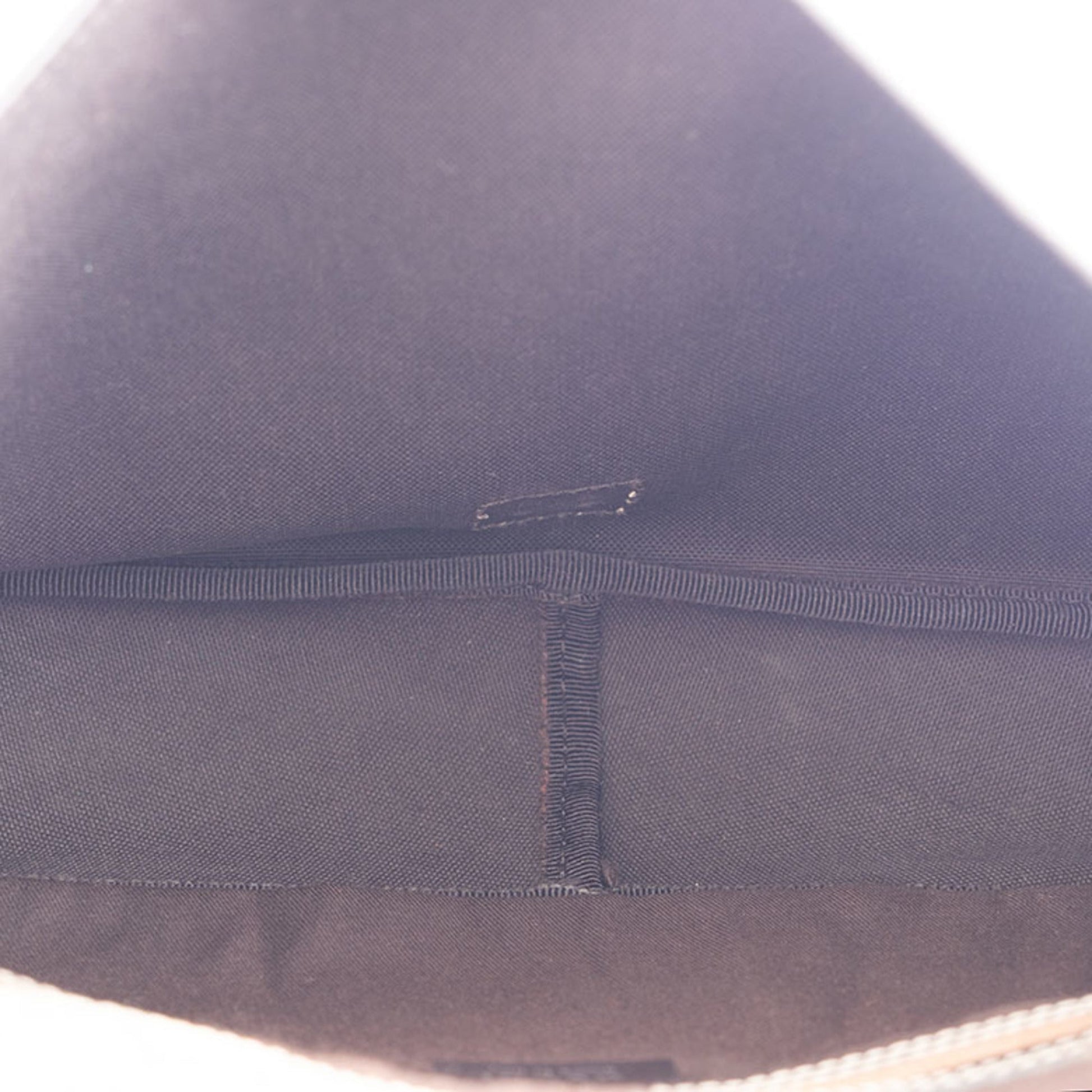 Gucci Beige Brown Canvas Leather Shoulder Bag