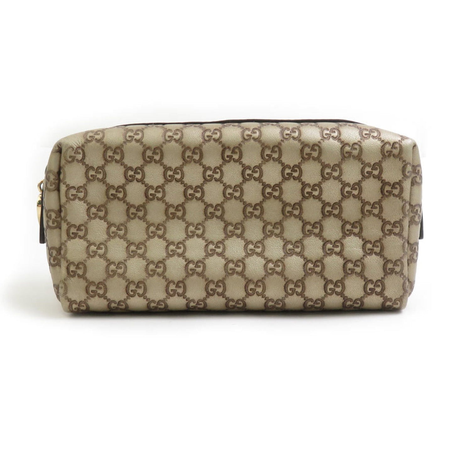 Gucci Gold Leather Pouch