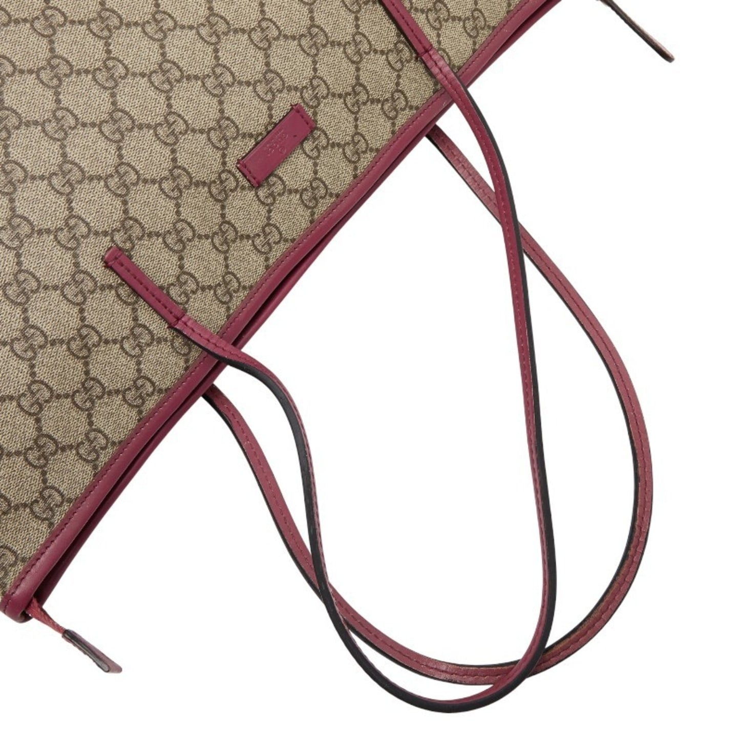 Gucci Green Canvas Leather Shoulder Bag Tote Bag
