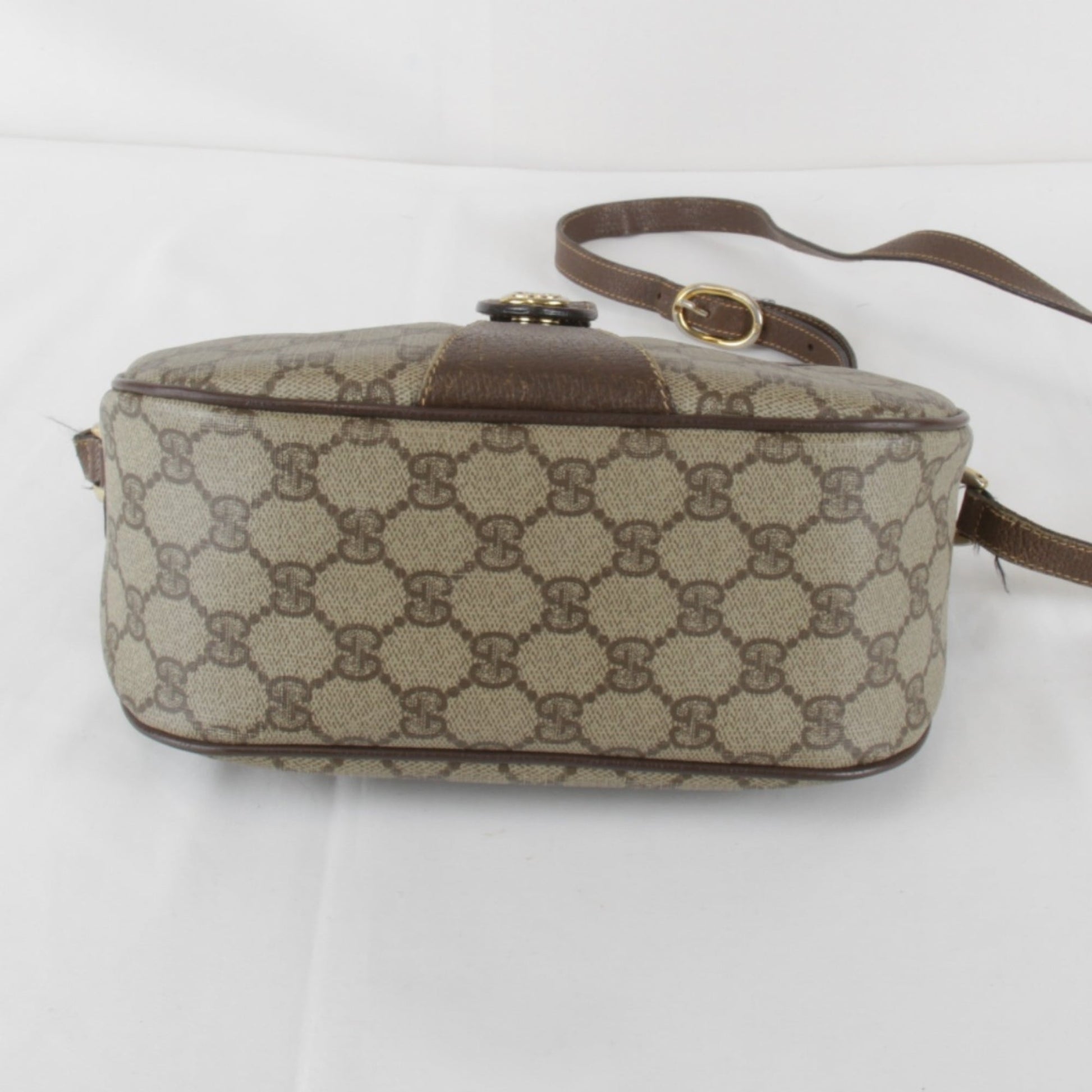 Gucci Brown Gg Supreme Shoulder Bag