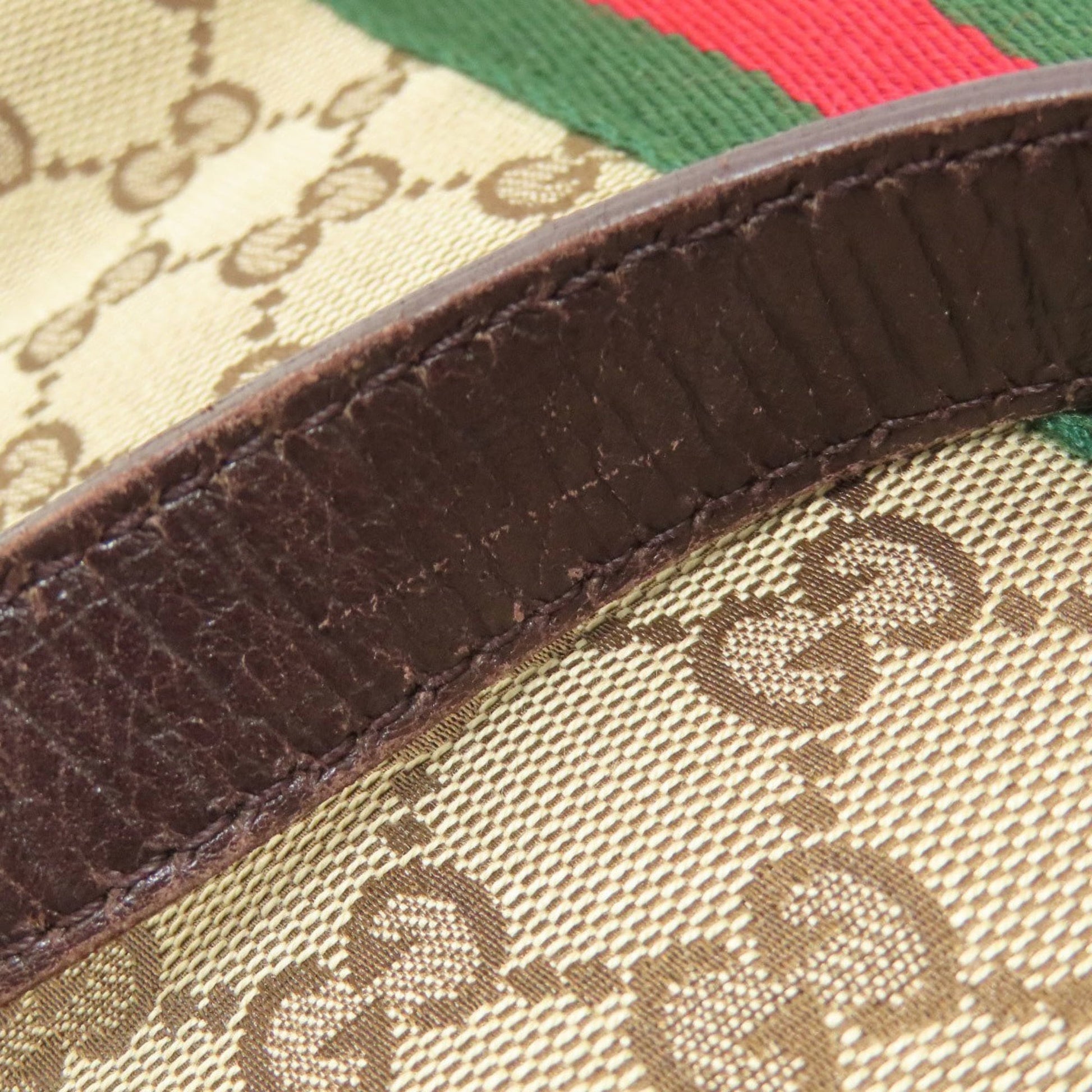 Gucci Brown Canvas Tote Bag