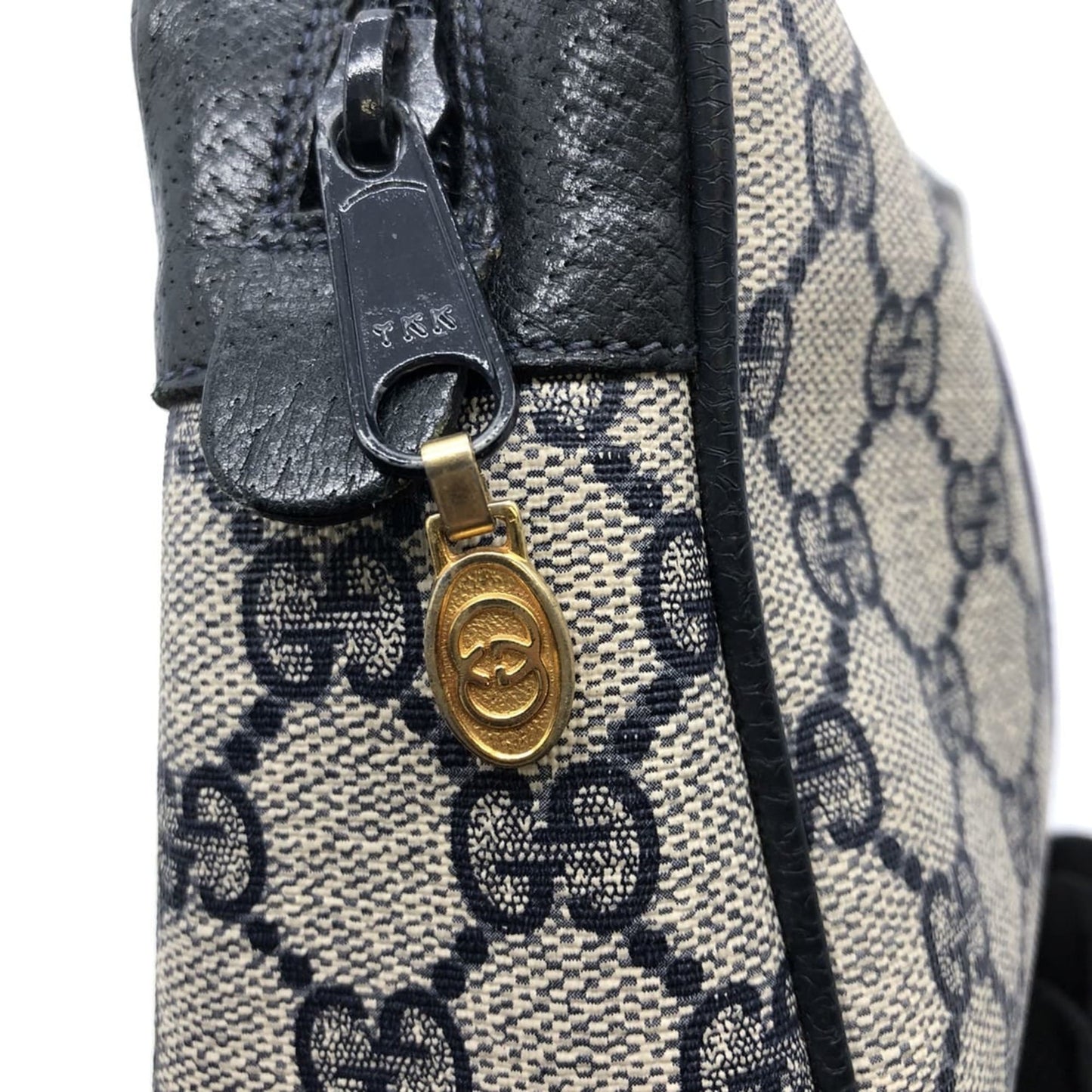Gucci Navy Gg Supreme Clutch Bag Pouch