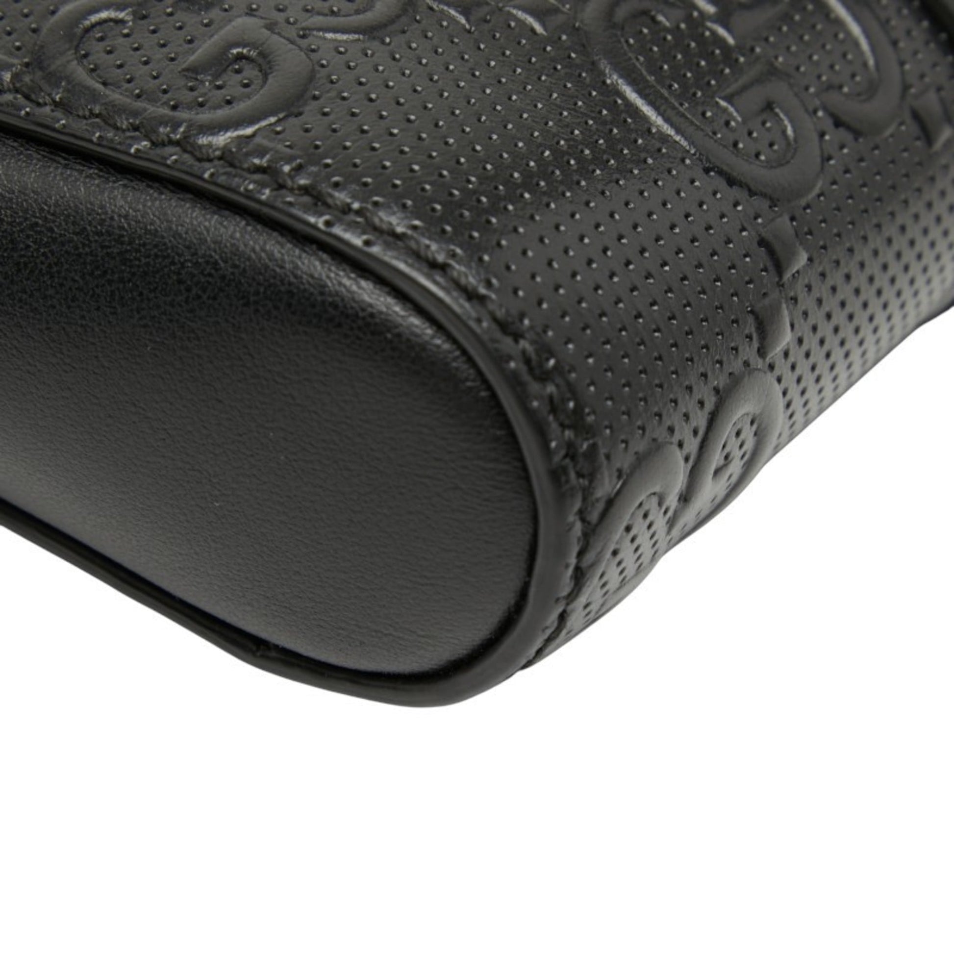 Gucci Black Leather Fanny Pack