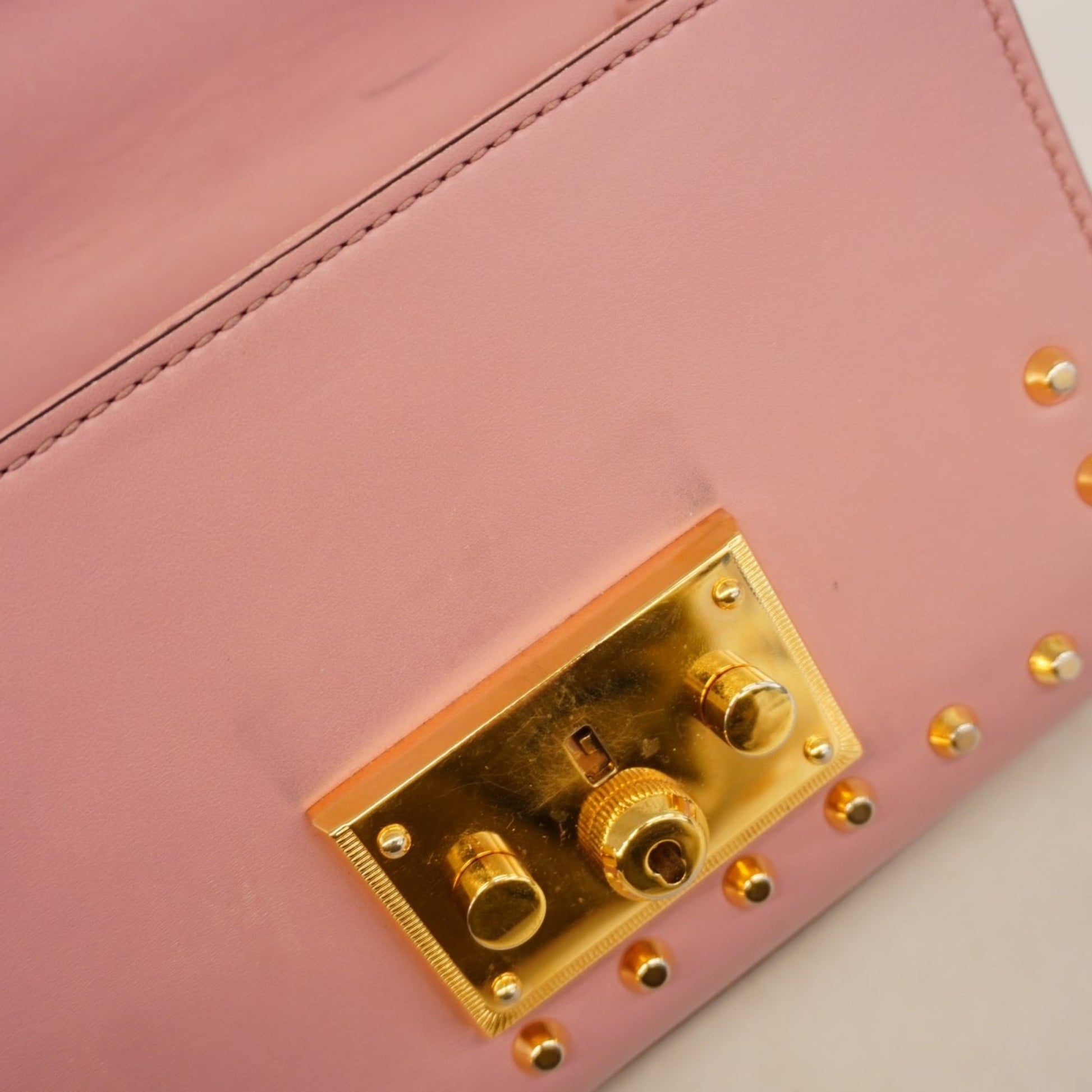 Gucci Pink Leather Shoulder Bag