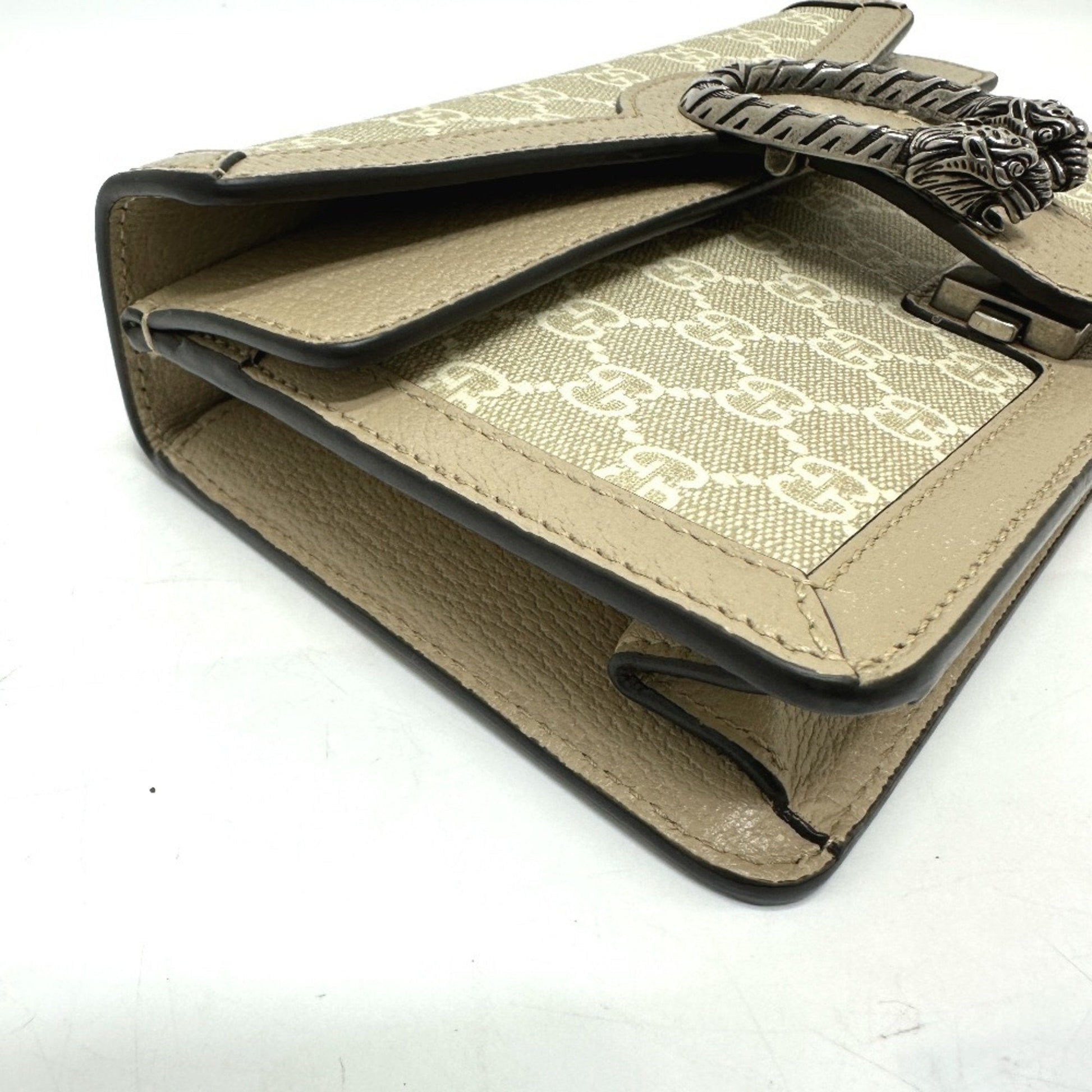 Gucci Beige Gg Supreme Shoulder Bag