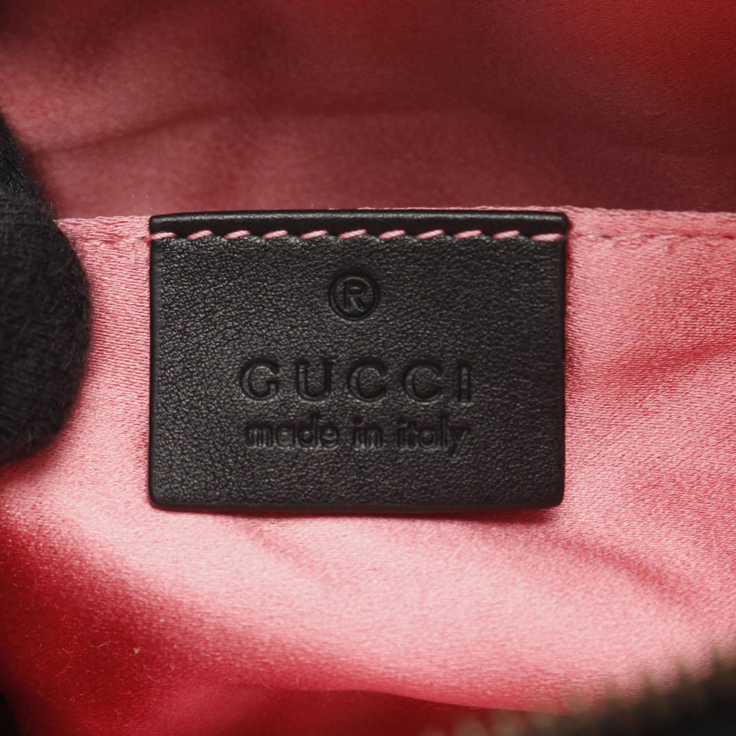 Gucci Black Fabric Leather Fanny Pack