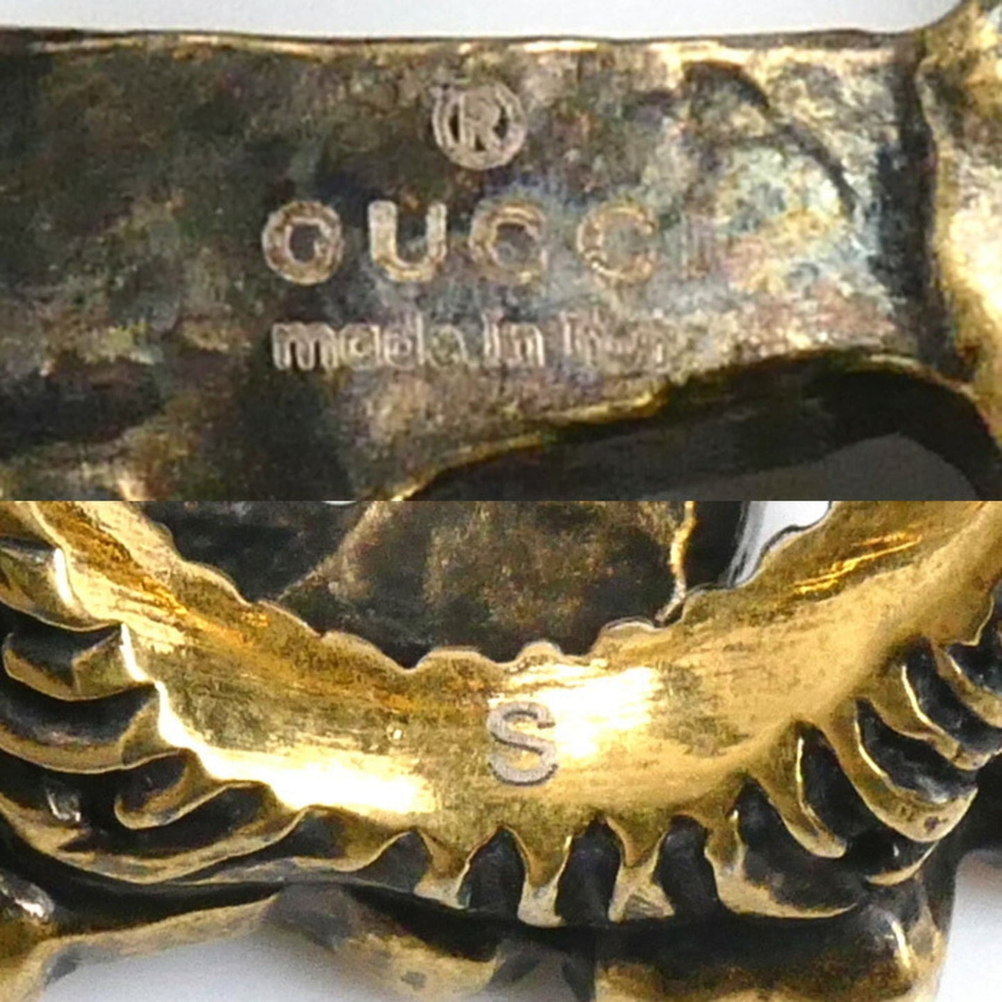 Gucci Gold Multi-Color Band Ring