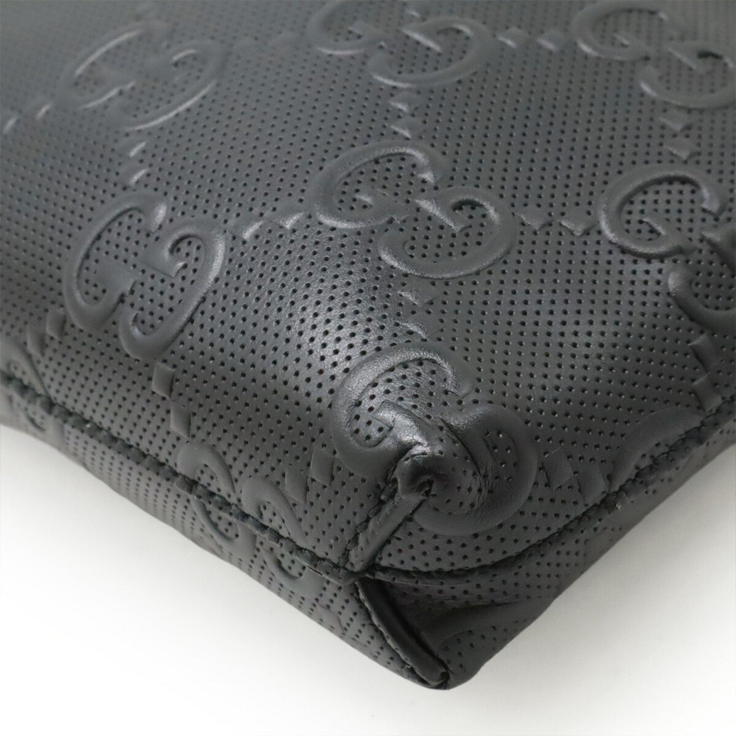 Gucci Black Leather Clutch Bag Shoulder Bag