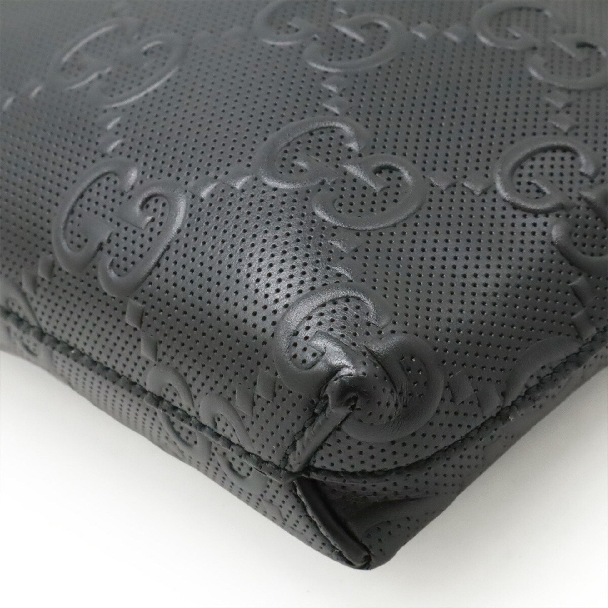 Gucci Black Leather Clutch Bag Shoulder Bag
