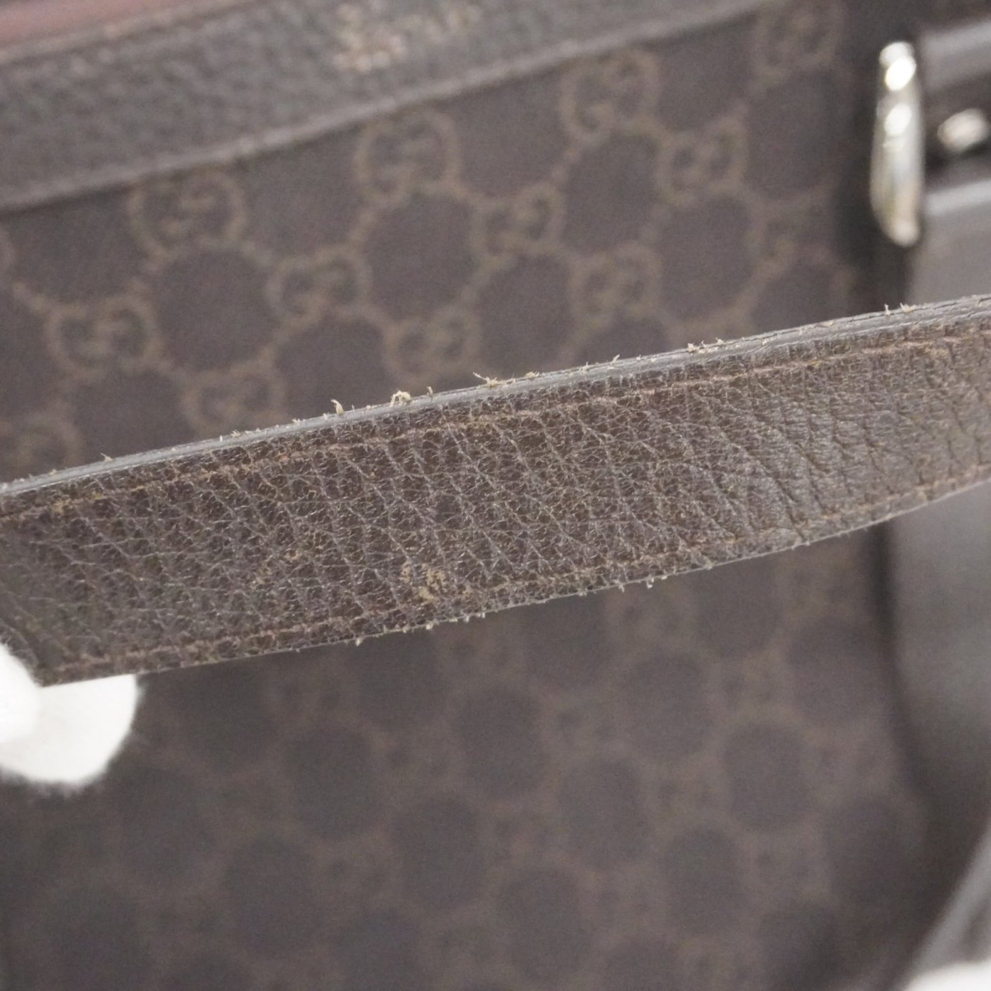 Gucci Brown Denim Tote Bag