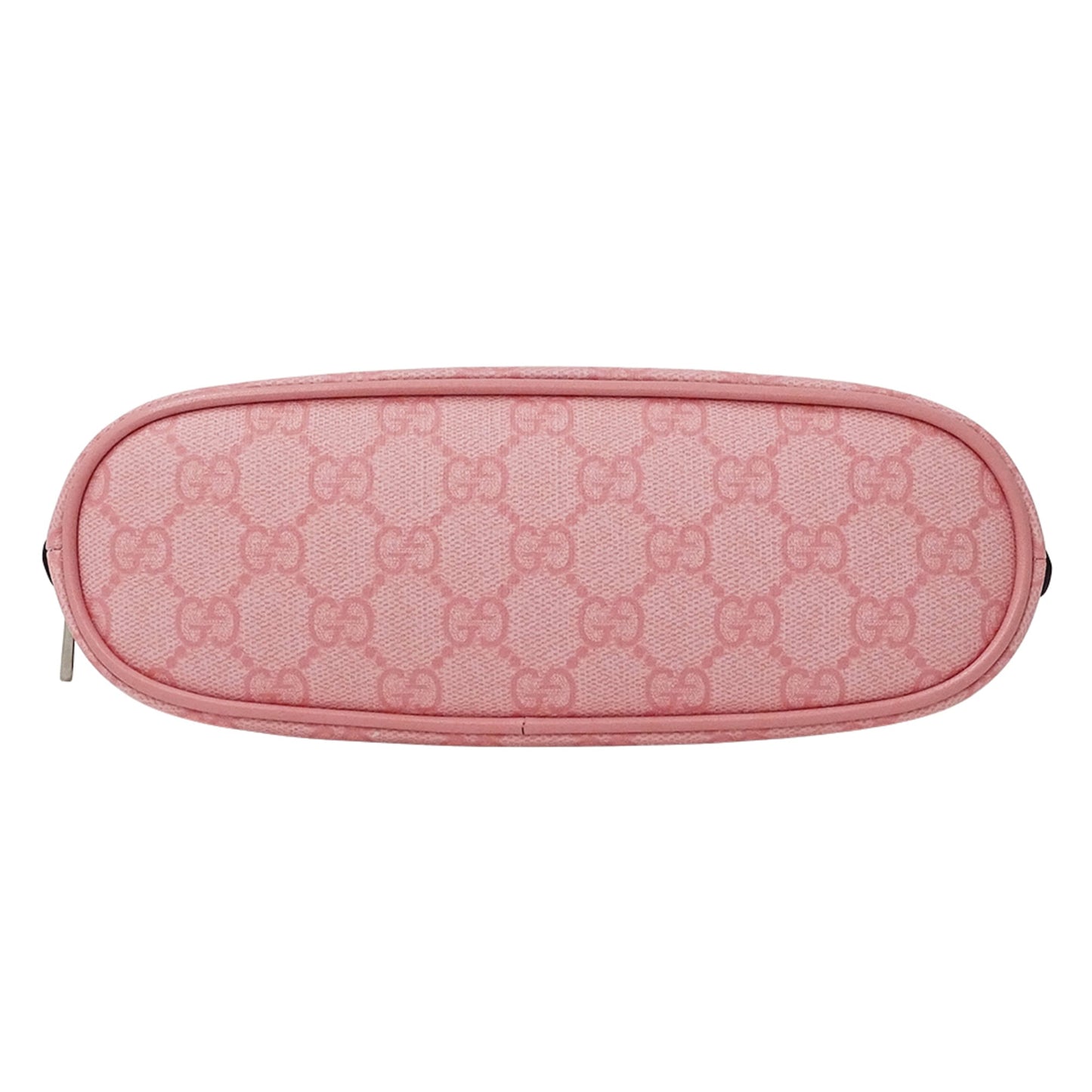 Gucci Pink Gg Supreme Pouch