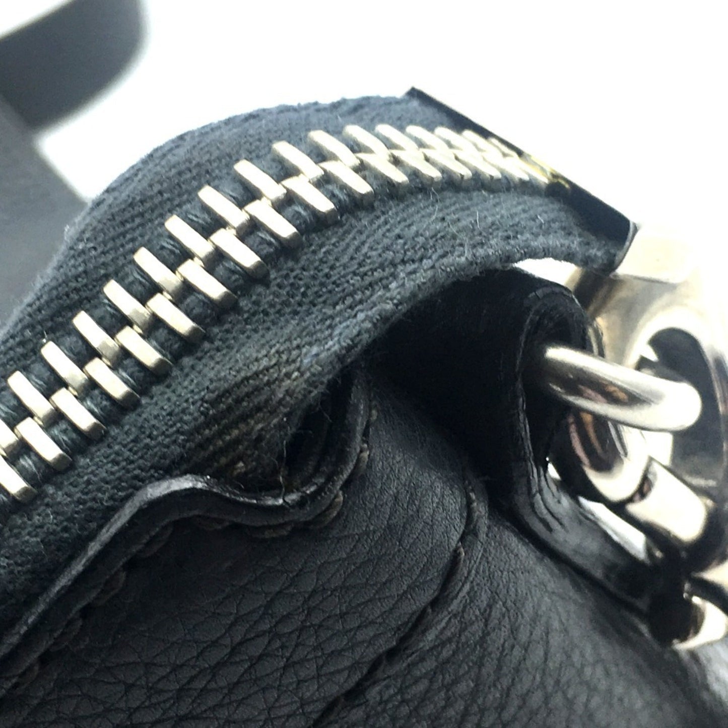 Gucci Dark Gray Leather Shoulder Bag
