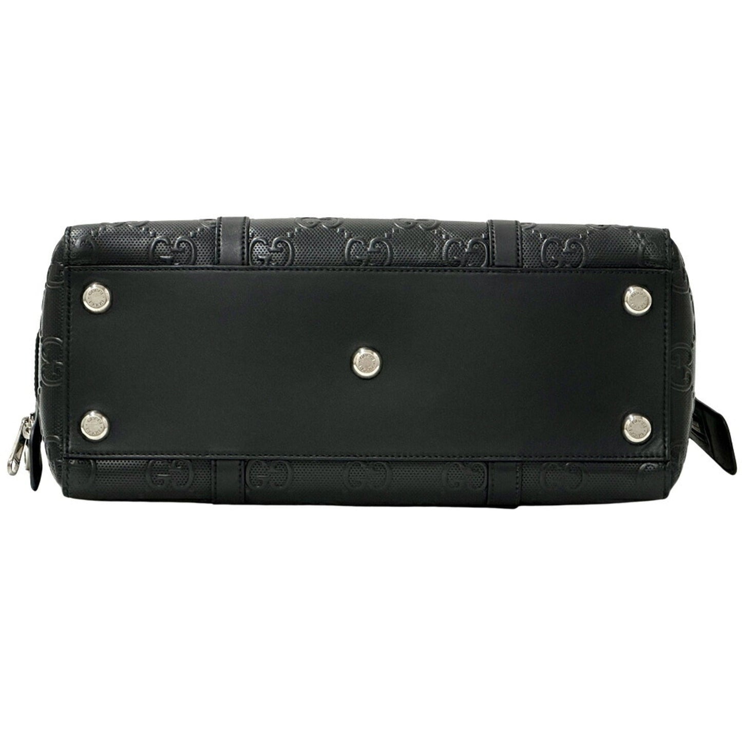 Gucci Black Leather Tote Bag