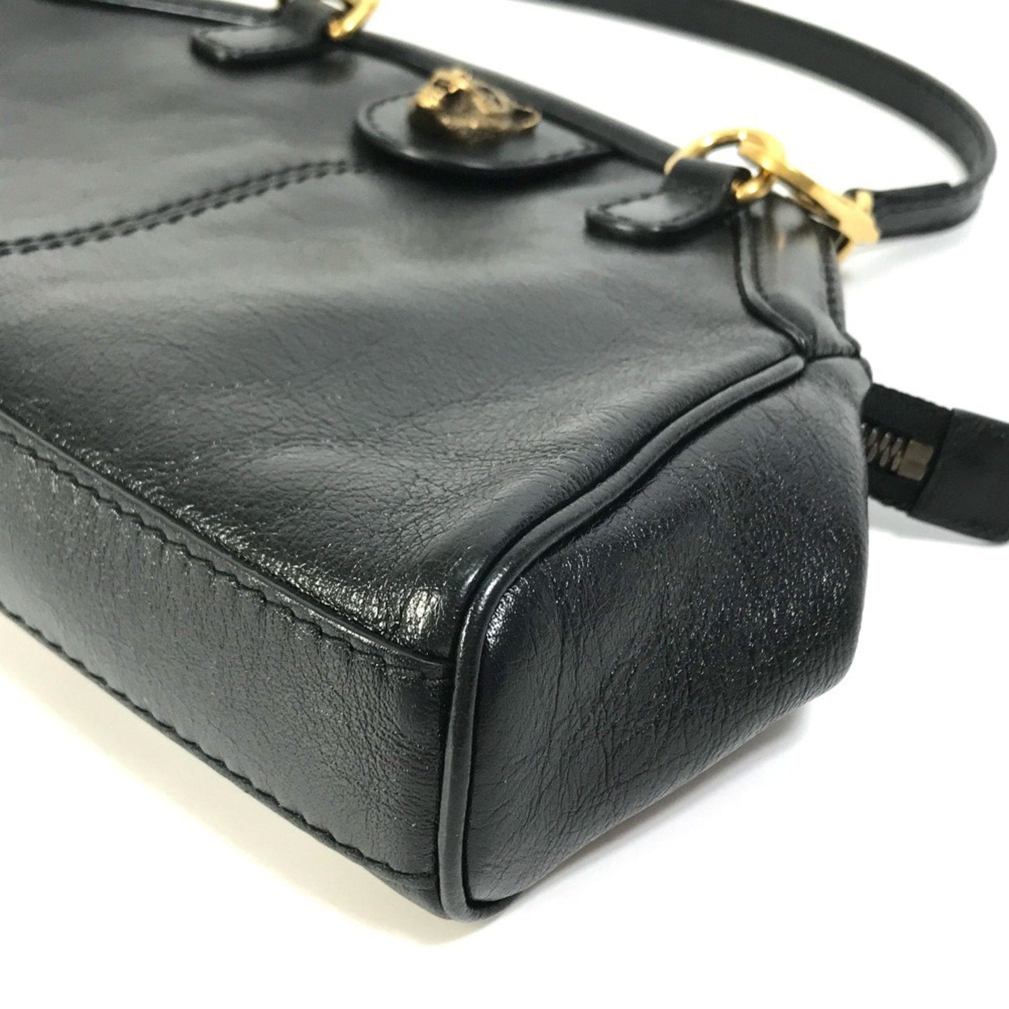 Gucci Black Leather Clutch Bag Shoulder Bag