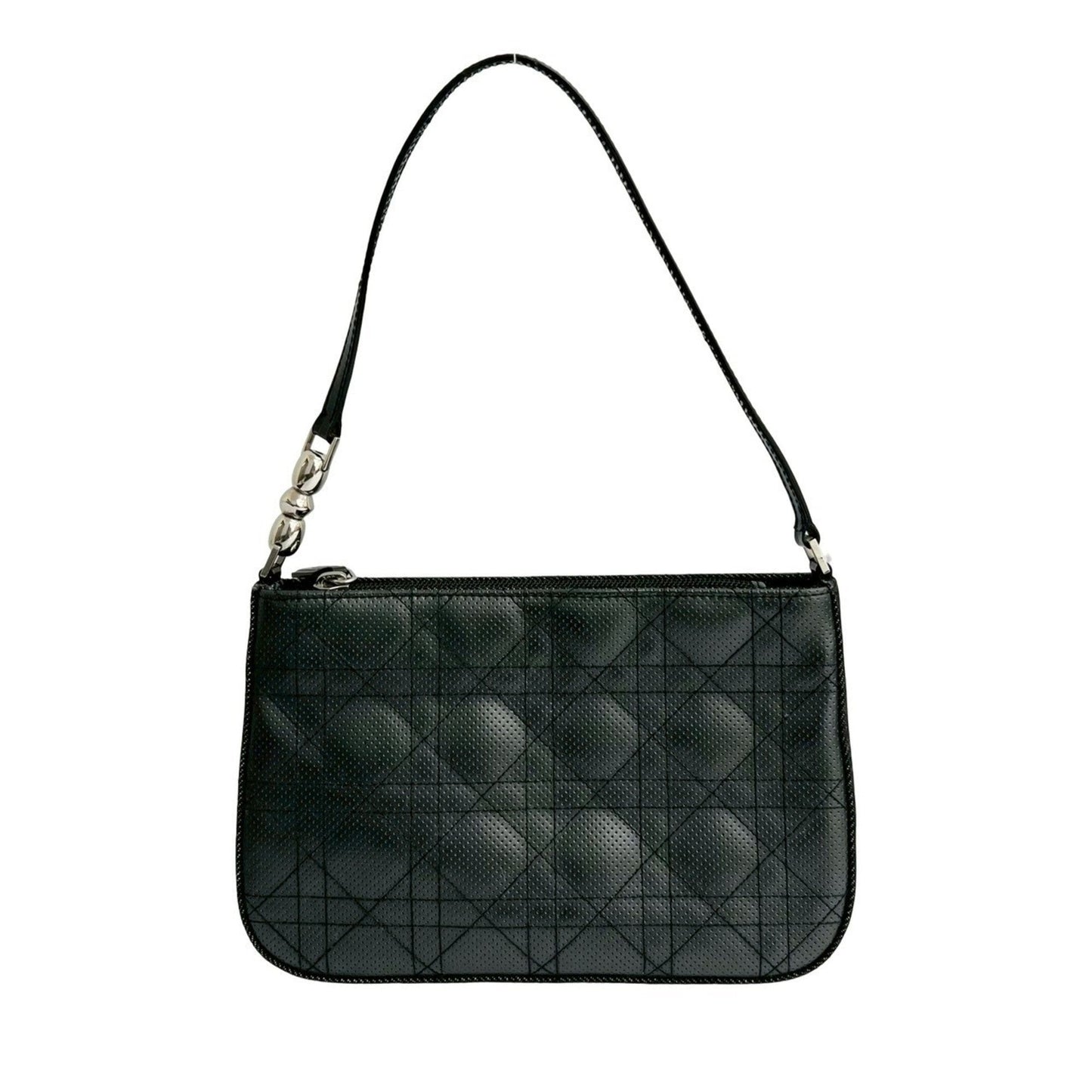 Dior Handbag Christian Shoulder Bag 10 Leather Black