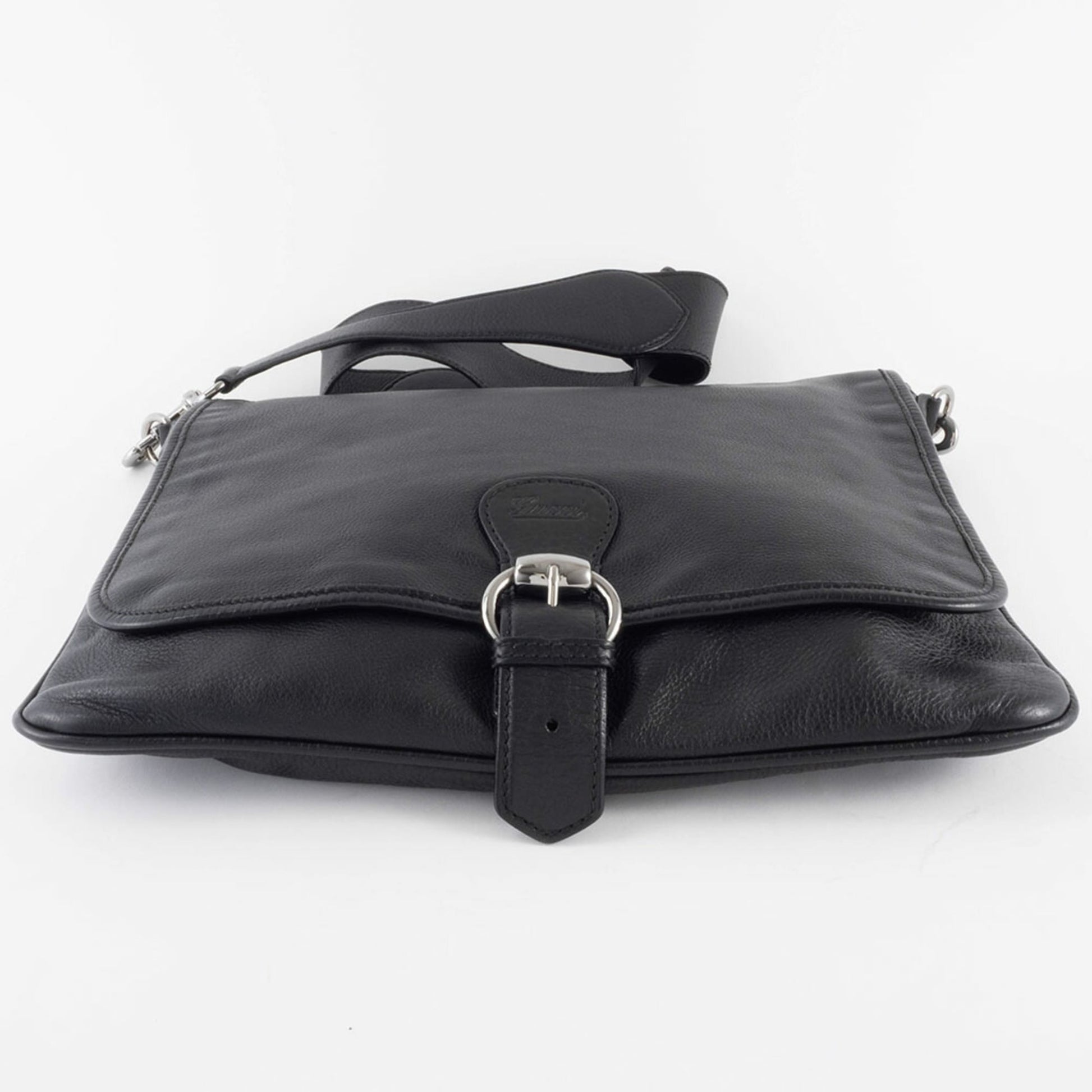 Gucci Black Leather Shoulder Bag