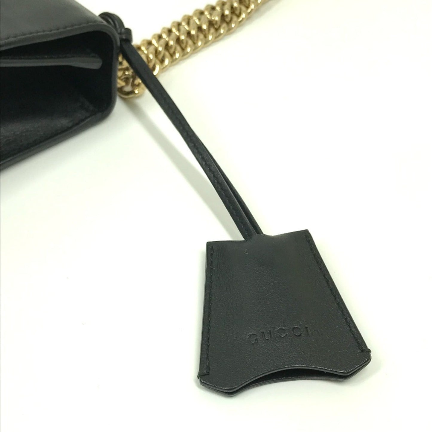 Gucci Black Leather Shoulder Bag
