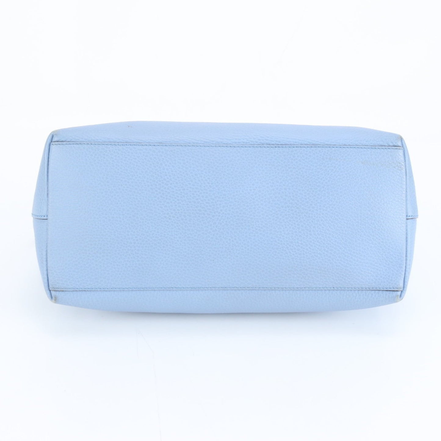 Gucci Light Blue Leather Handbag Tote Bag