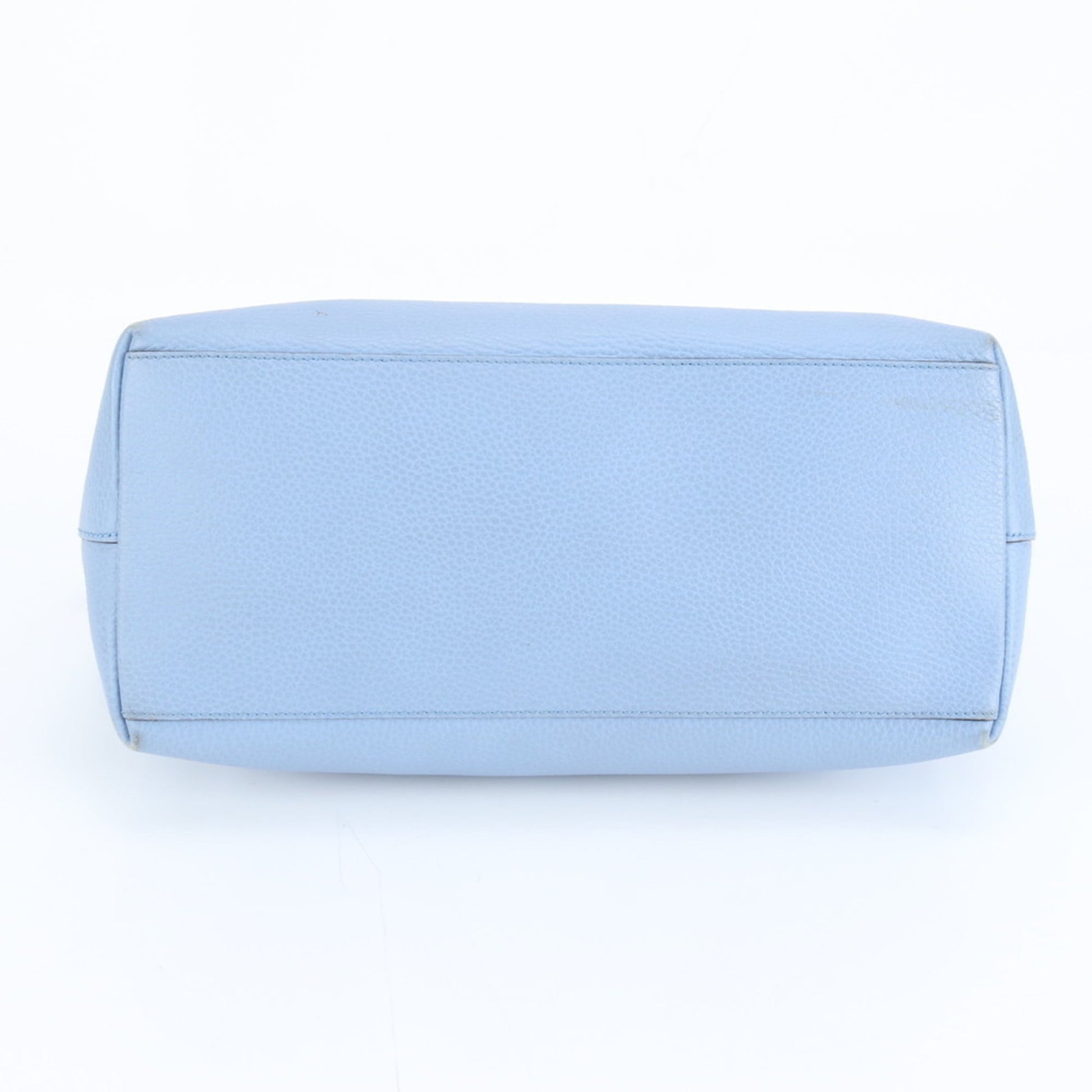 Gucci Light Blue Leather Handbag Tote Bag