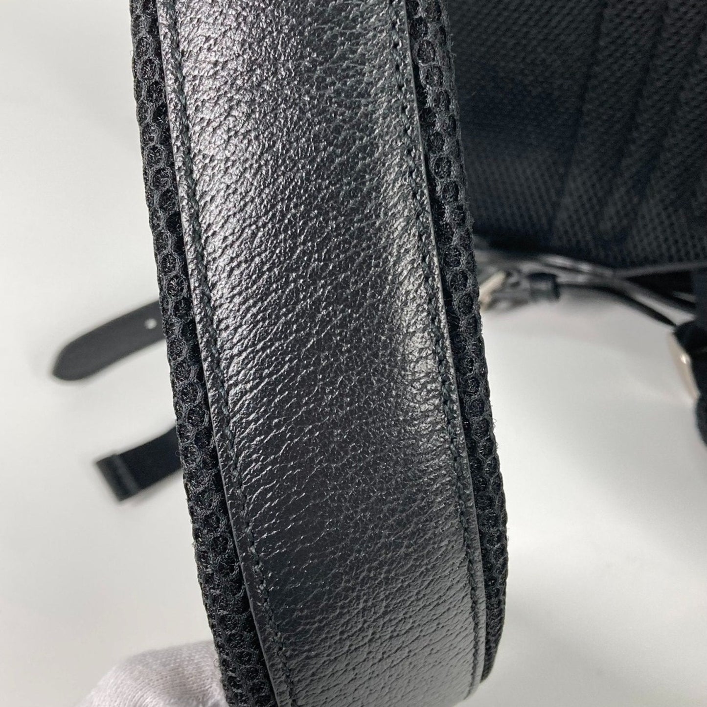 Gucci Black Gg Supreme Backpack