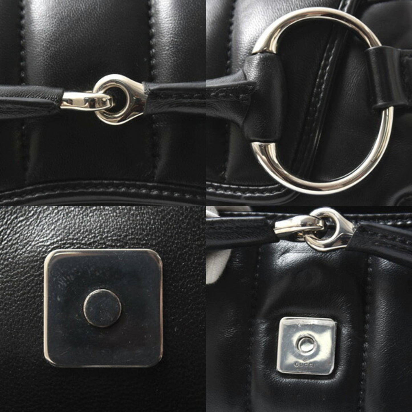 Gucci Black Leather Shoulder Bag