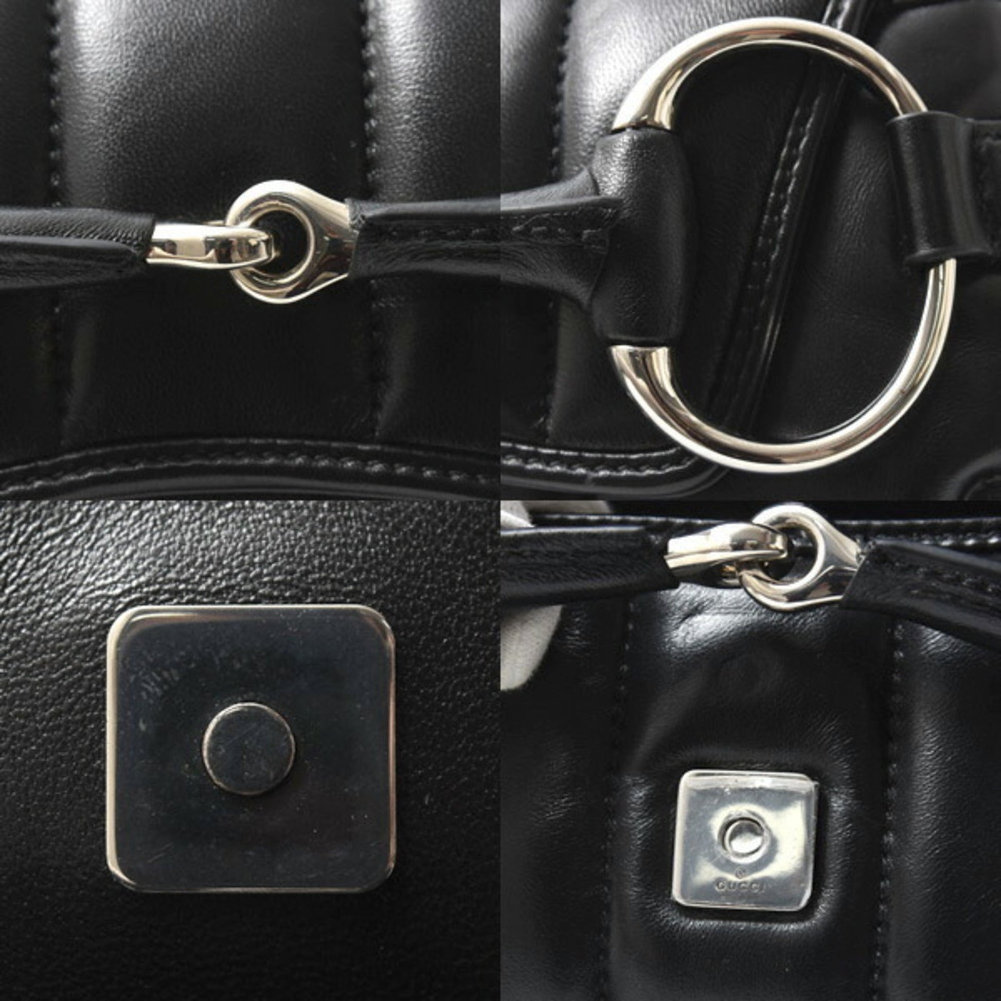 Gucci Black Leather Shoulder Bag