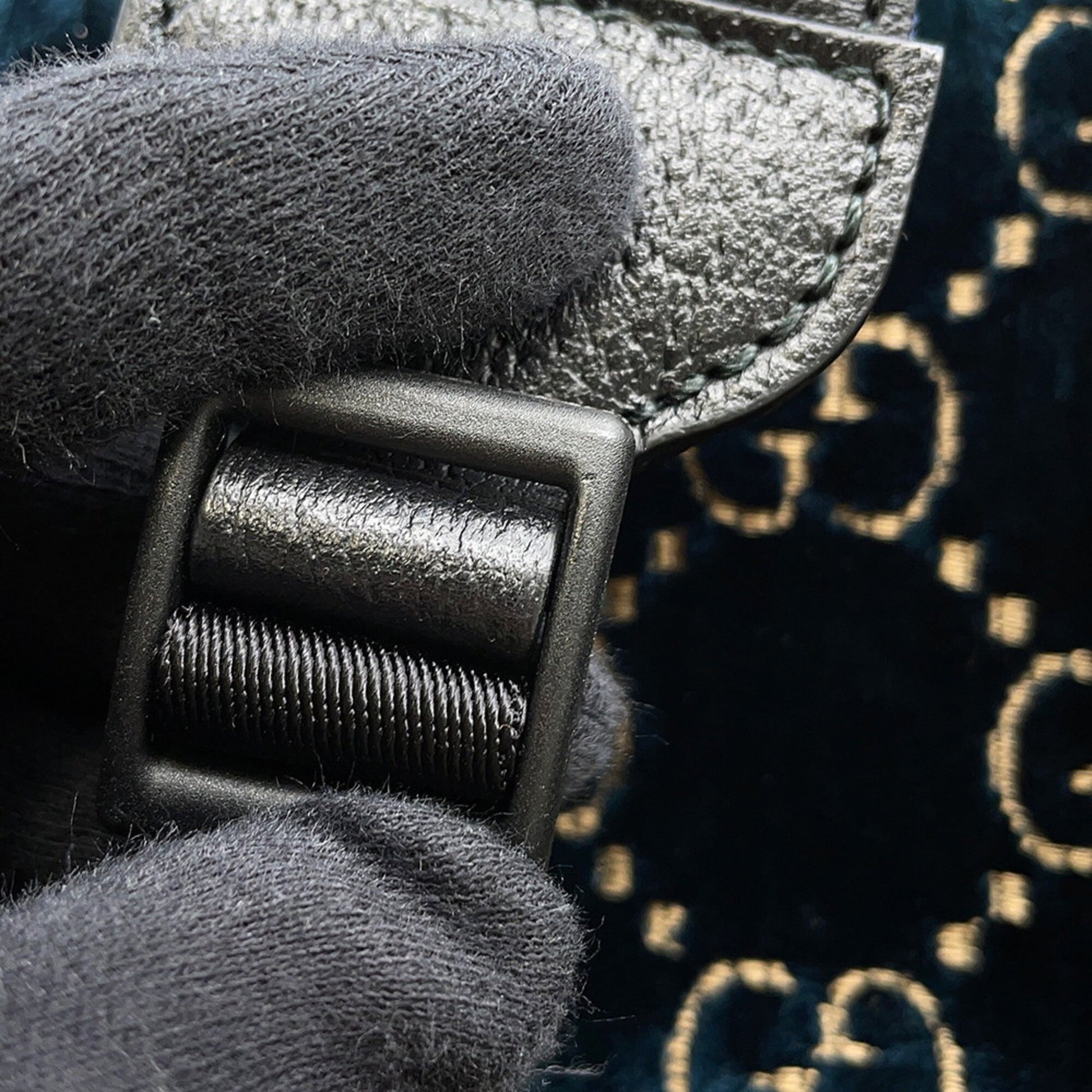 Gucci Blue Velvet Backpack