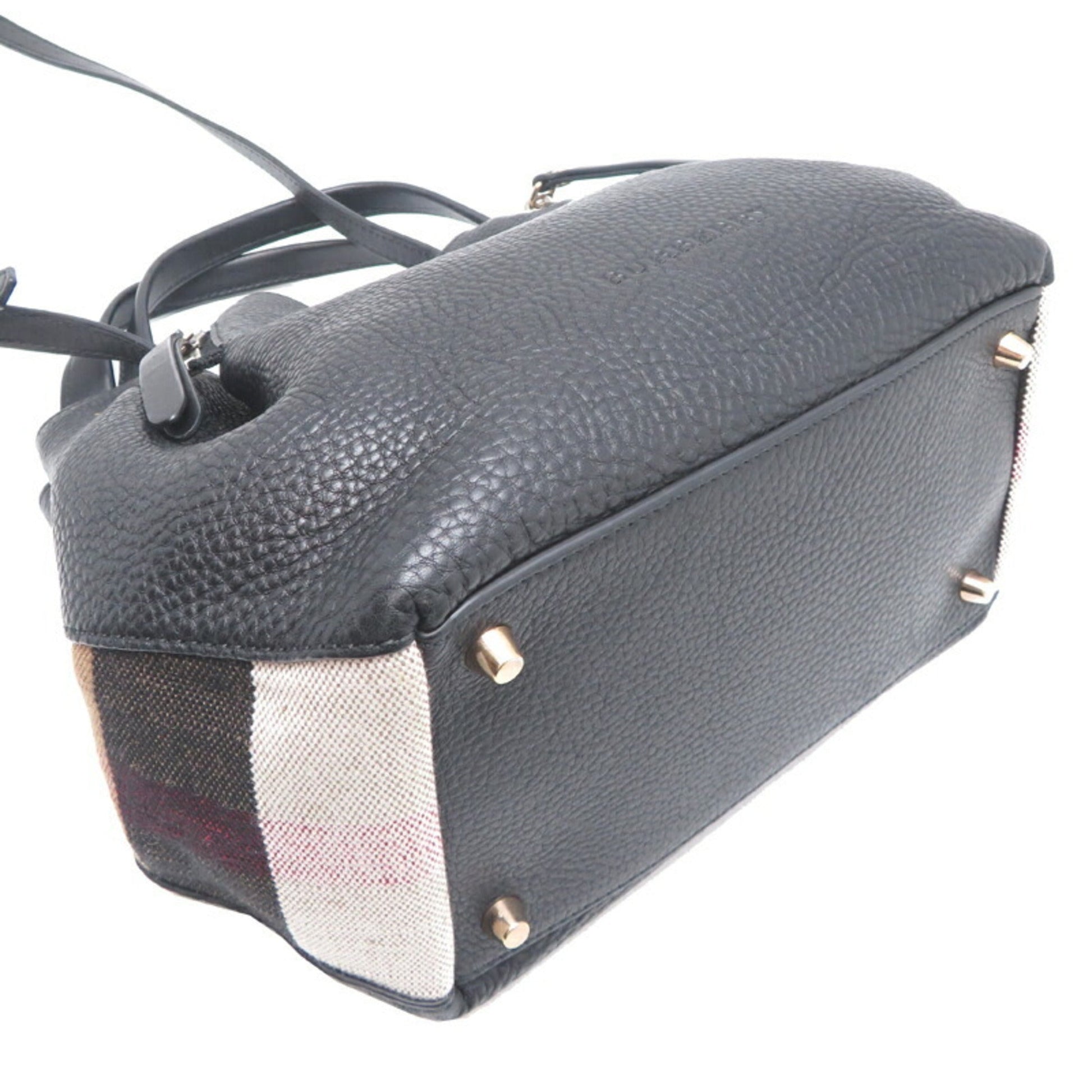 Burberry Shoulder Bag Leather Black Shoulder Bag 41
