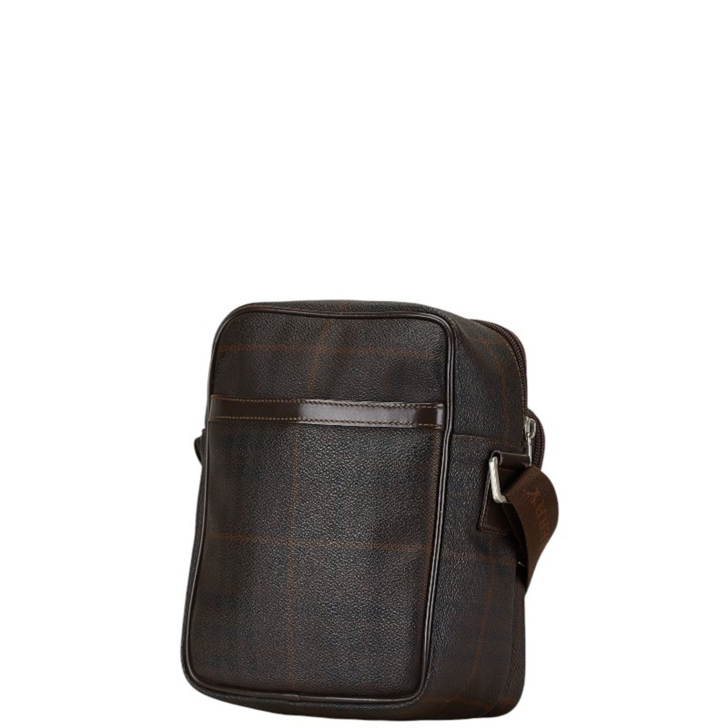 Burberry Pvc Shoulder Bag Leather Brown