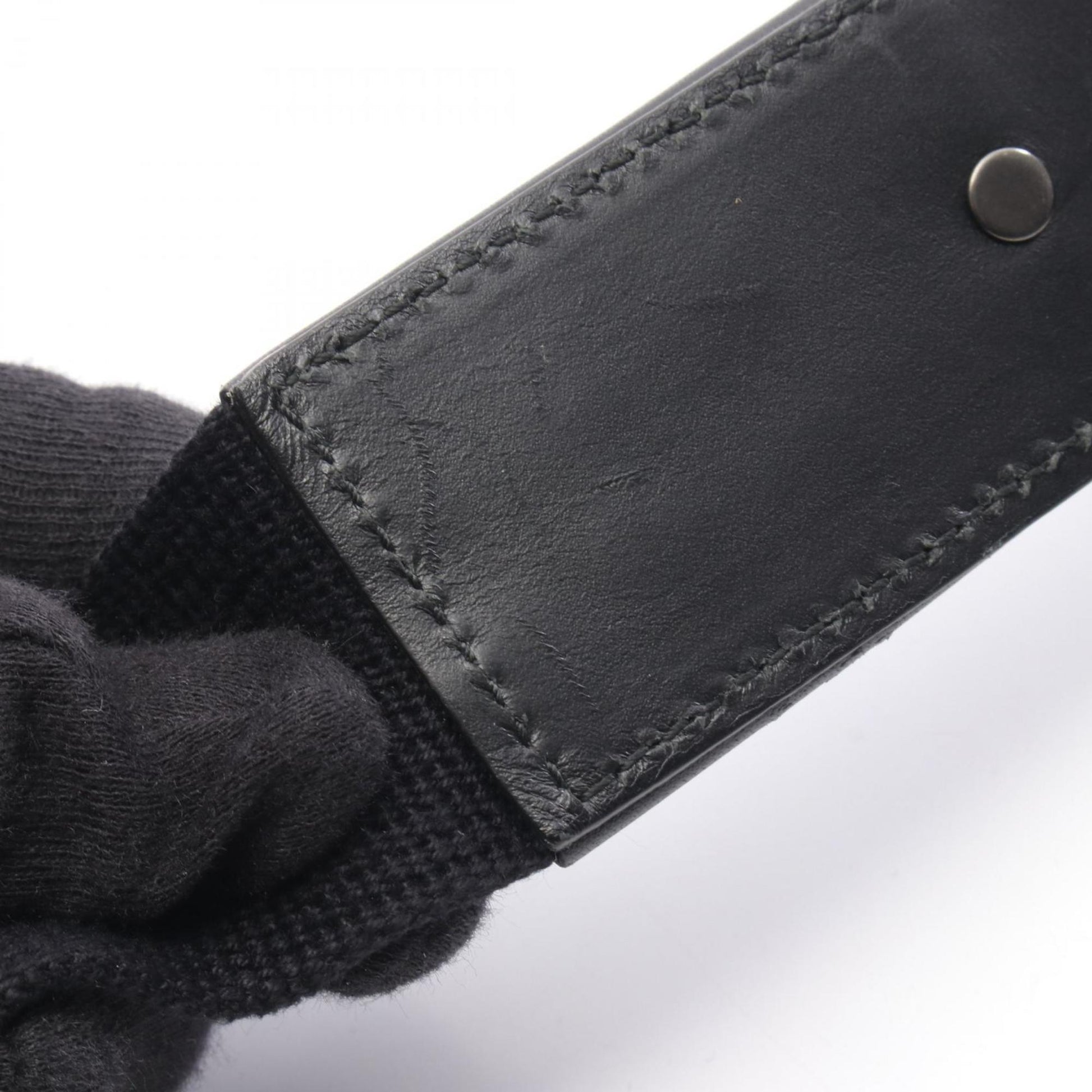 Gucci Black Gg Supreme Leather Shoulder Bag