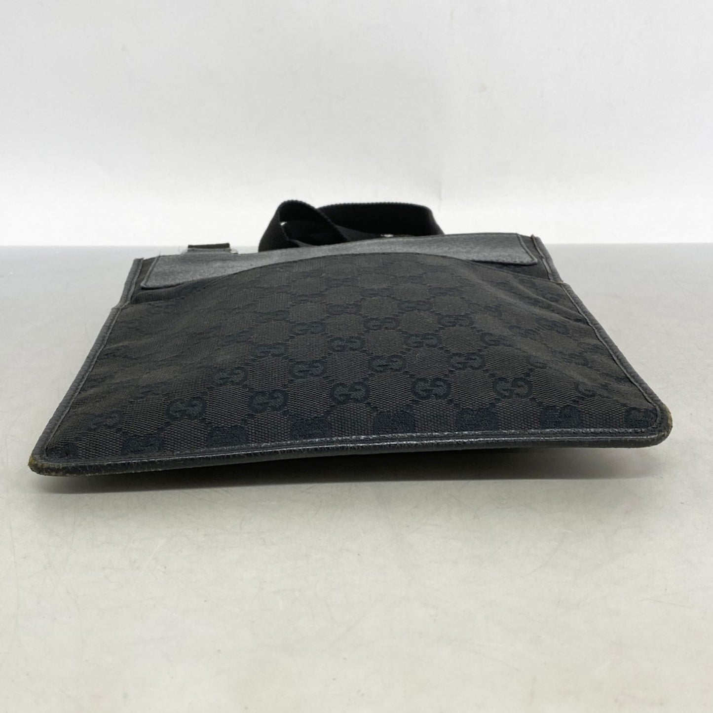Gucci Black Canvas Shoulder Bag