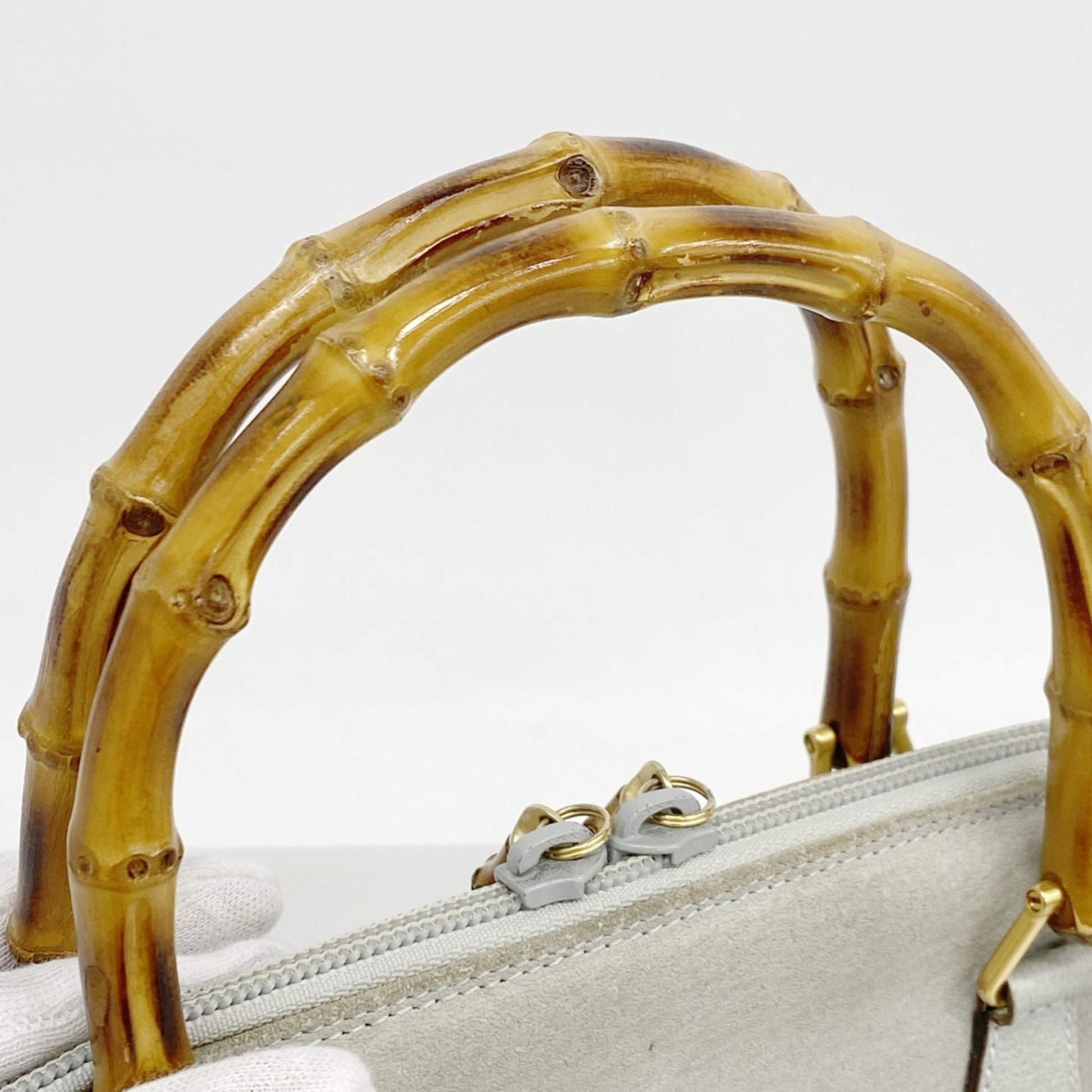 Gucci Sky Blue Suede Handbag