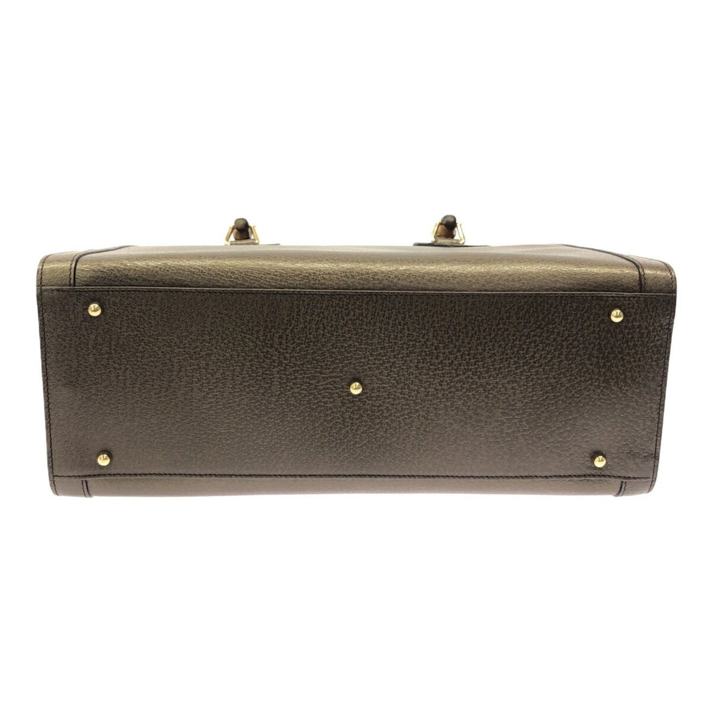 Gucci Brown Bamboo Handbag Tote Bag