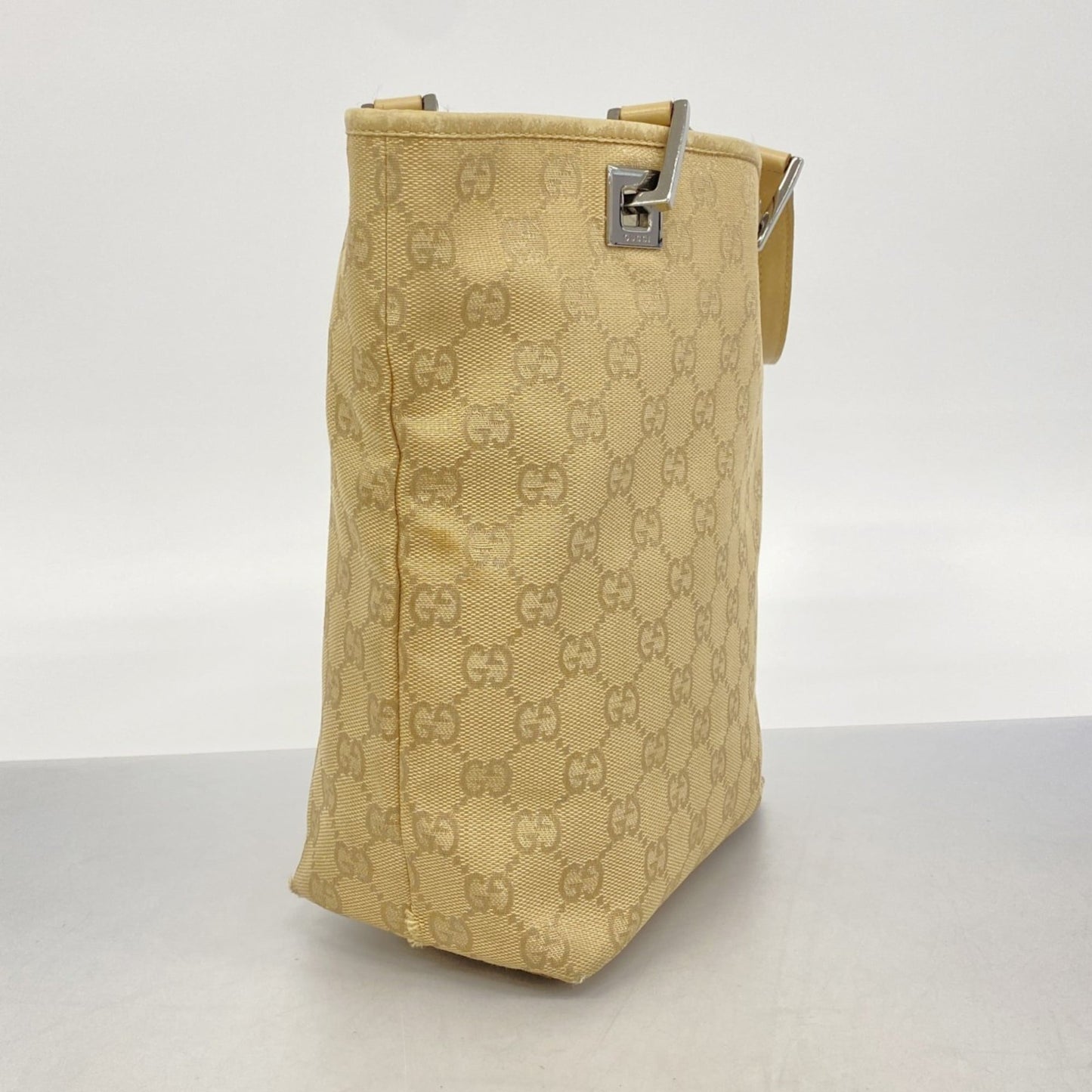 Gucci Beige Canvas Tote Bag