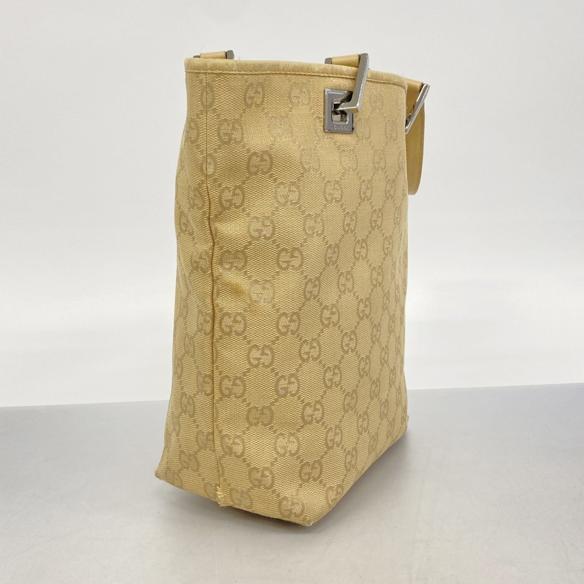 Gucci Beige Canvas Tote Bag