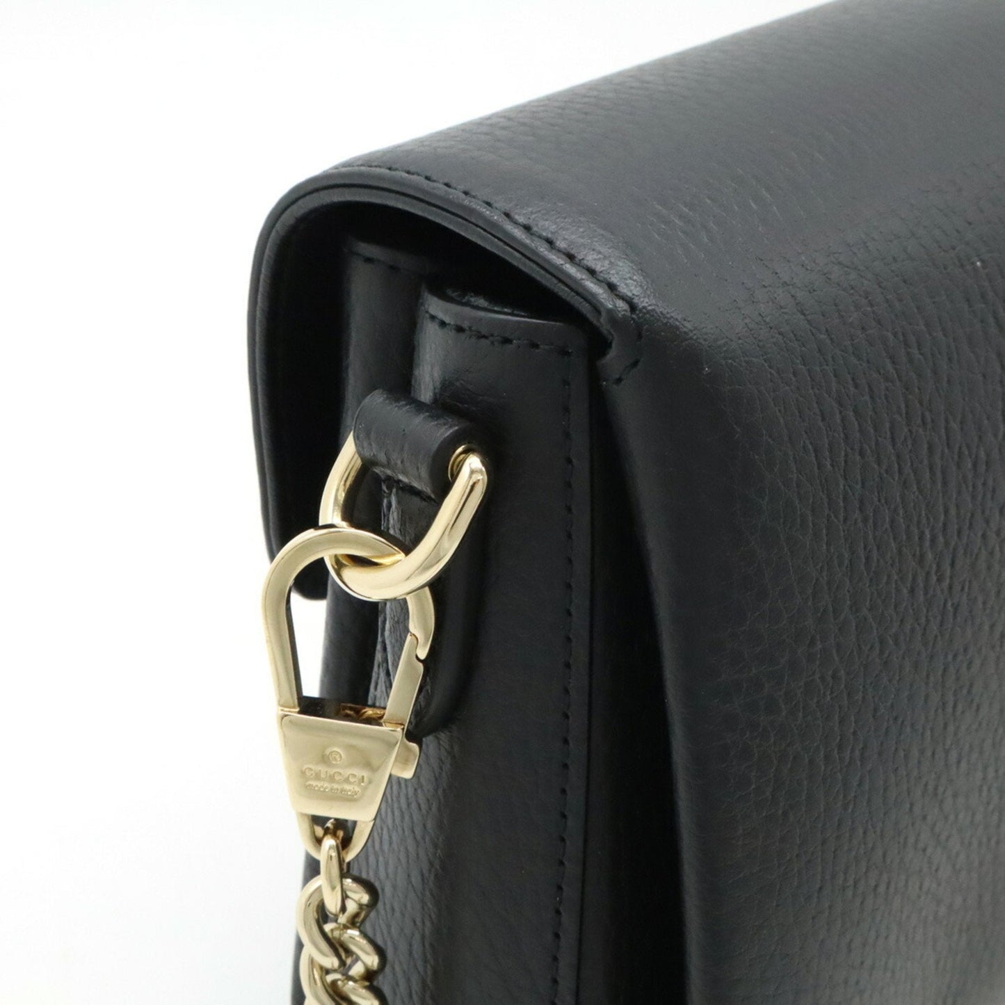 Gucci Black Leather Clutch Bag Shoulder Bag