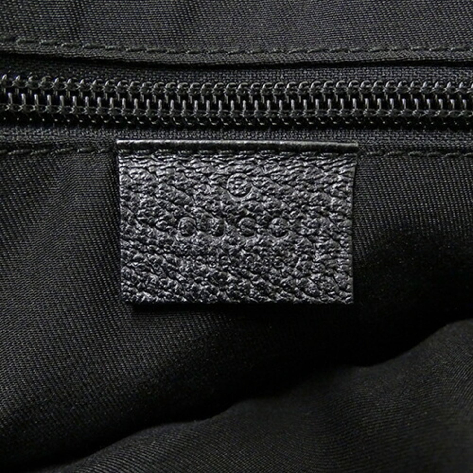 Gucci Black Gg Canvas Shoulder Bag