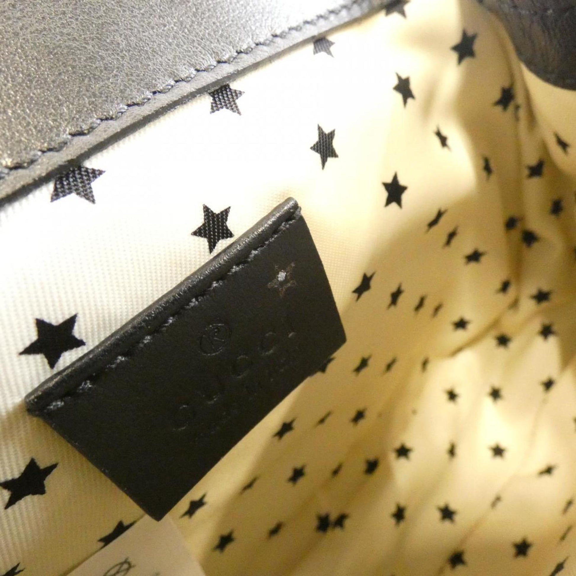 Gucci Black Gold Leather Fanny Pack