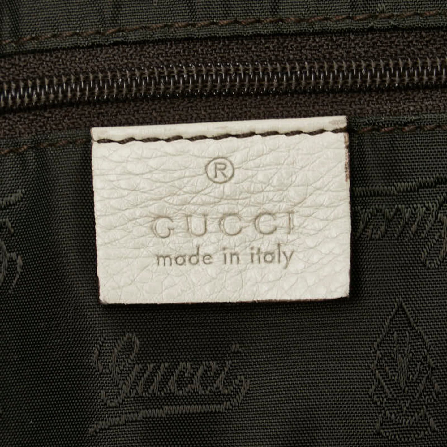 Gucci Gg Canvas Beige White Gg Canvas Leather Shoulder Bag Tote Bag