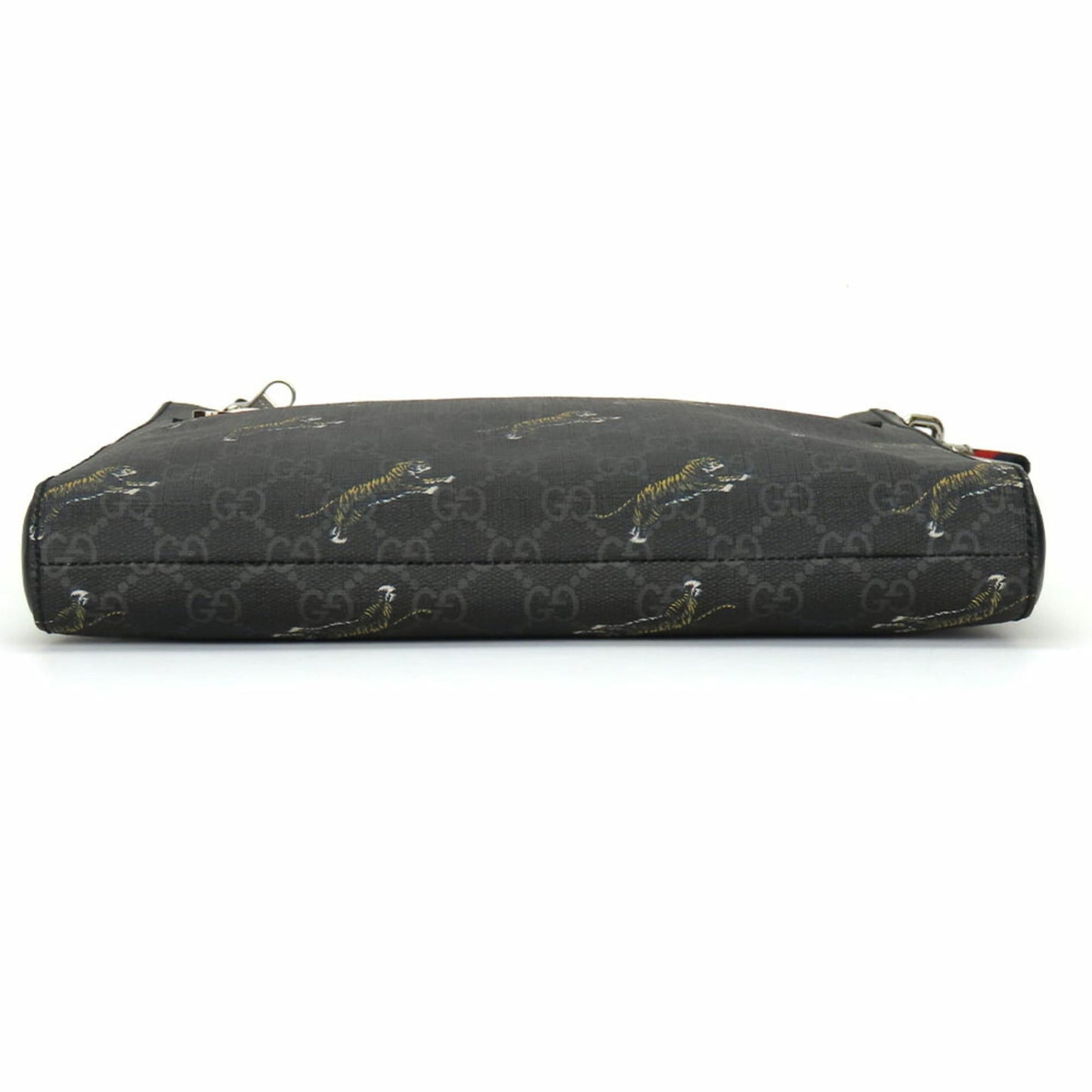 Gucci Black Gray Gg Supreme Shoulder Bag