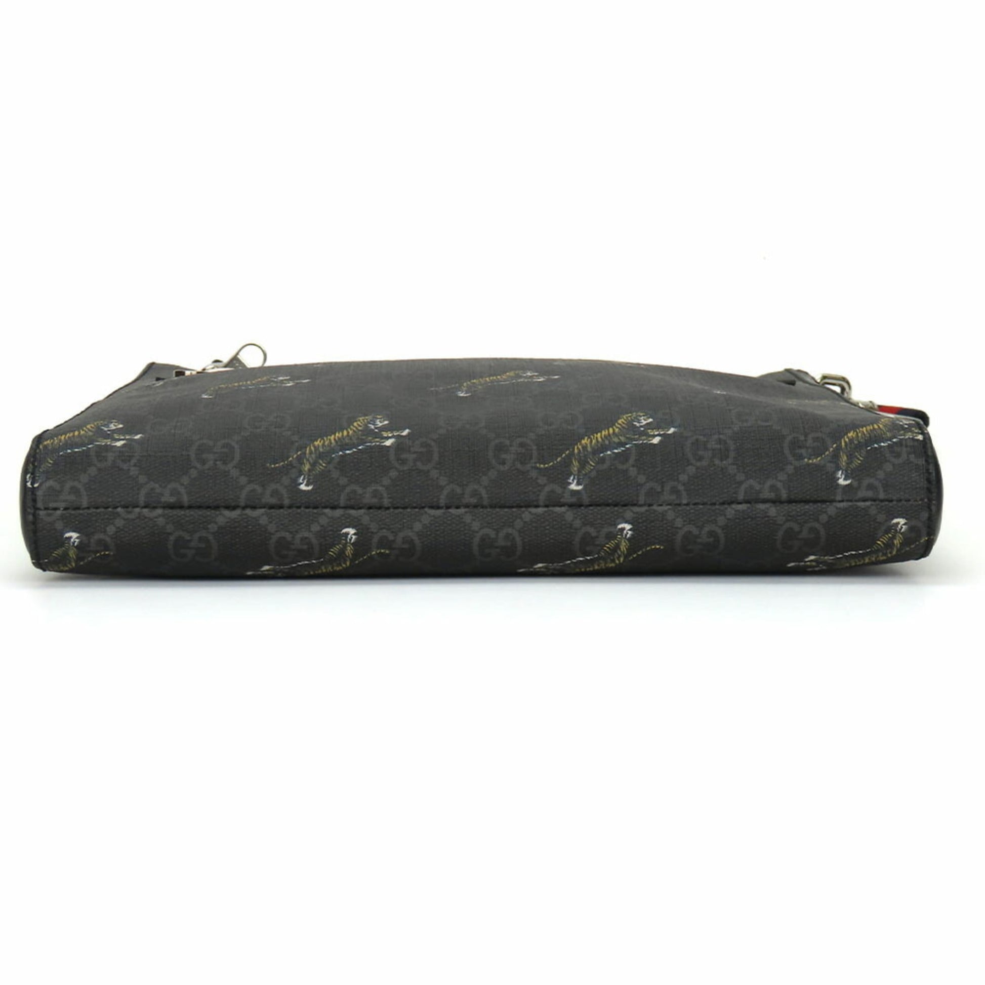 Gucci Black Gray Gg Supreme Shoulder Bag