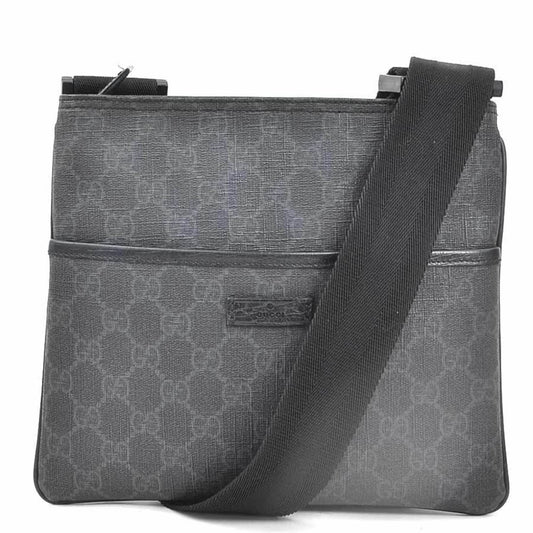 Gucci Black Gg Supreme Shoulder Bag