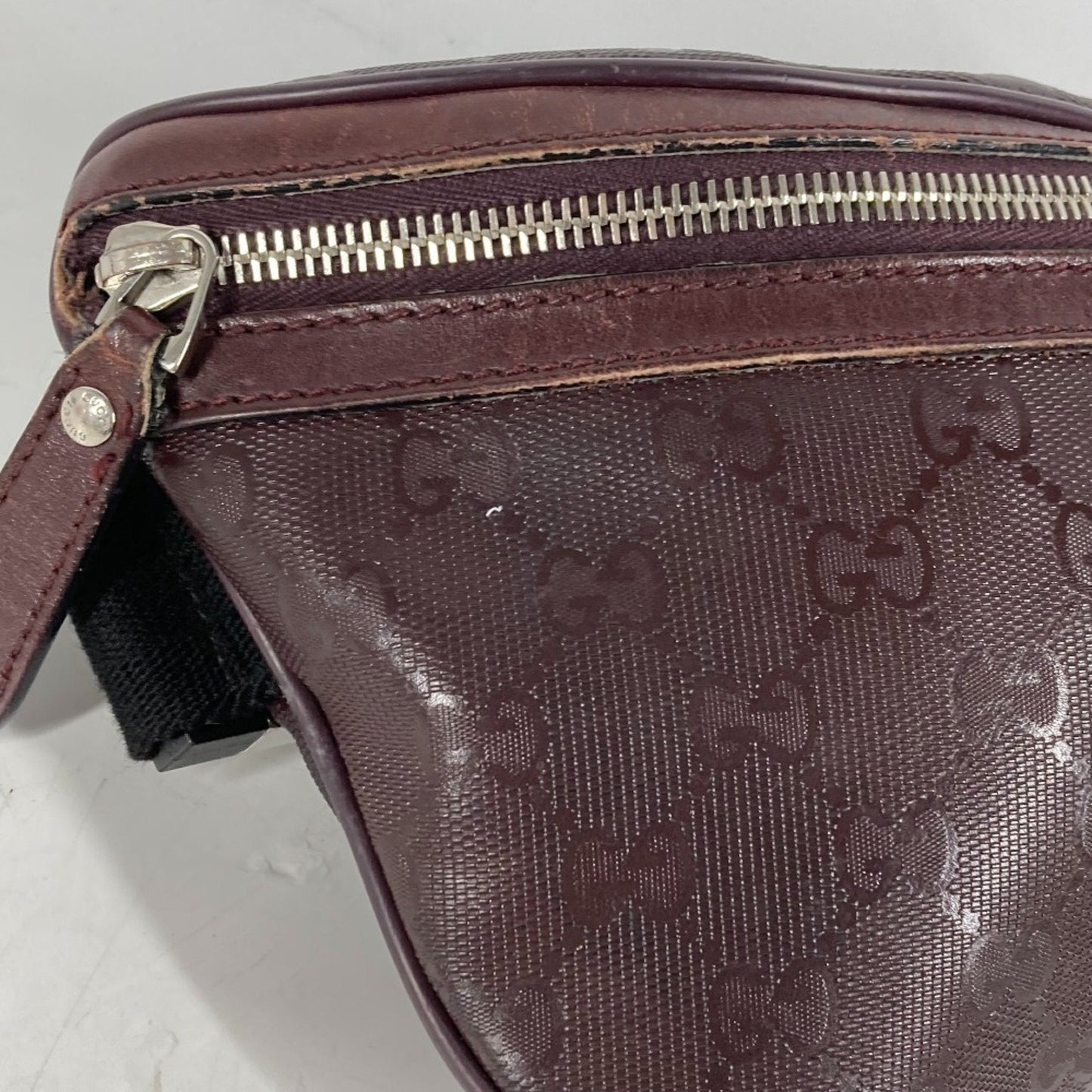 Gucci Purple Pvc Leather Shoulder Bag Sling Bag