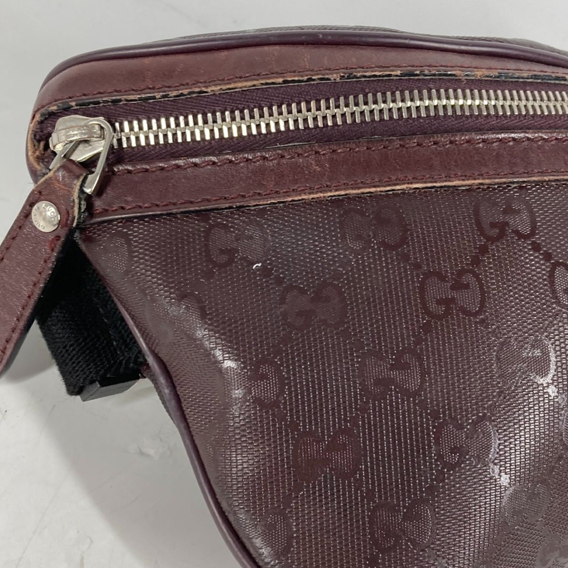 Gucci Purple Pvc Leather Shoulder Bag Sling Bag