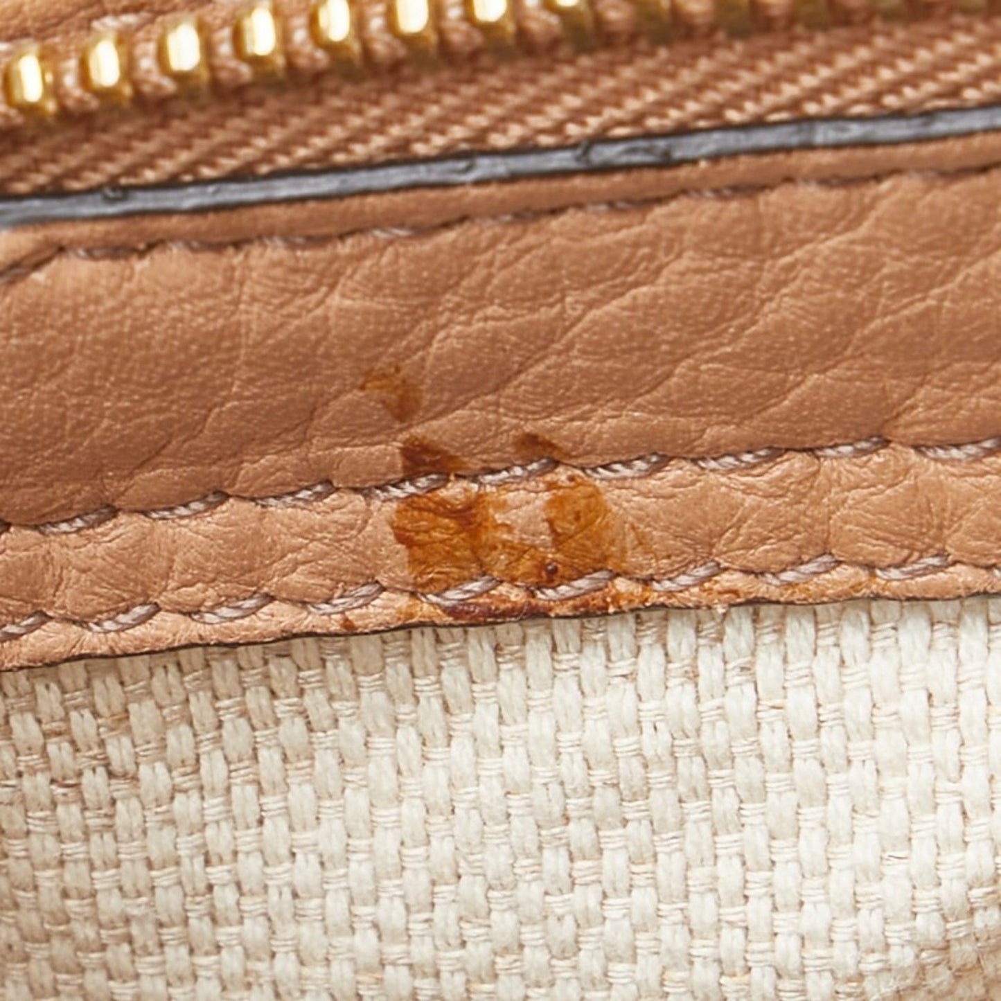 Gucci Beige Leather Handbag Shoulder Bag