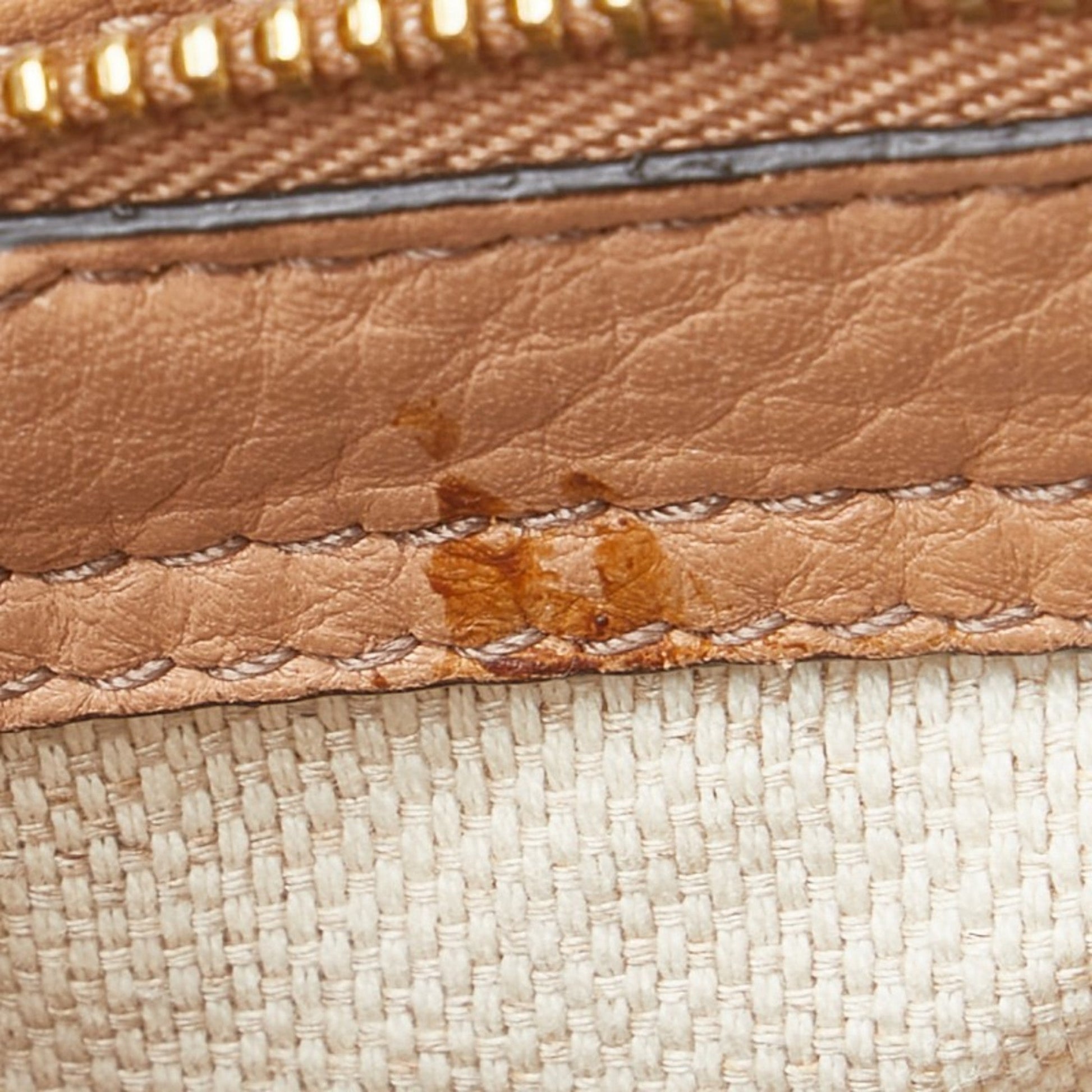 Gucci Beige Leather Handbag Shoulder Bag
